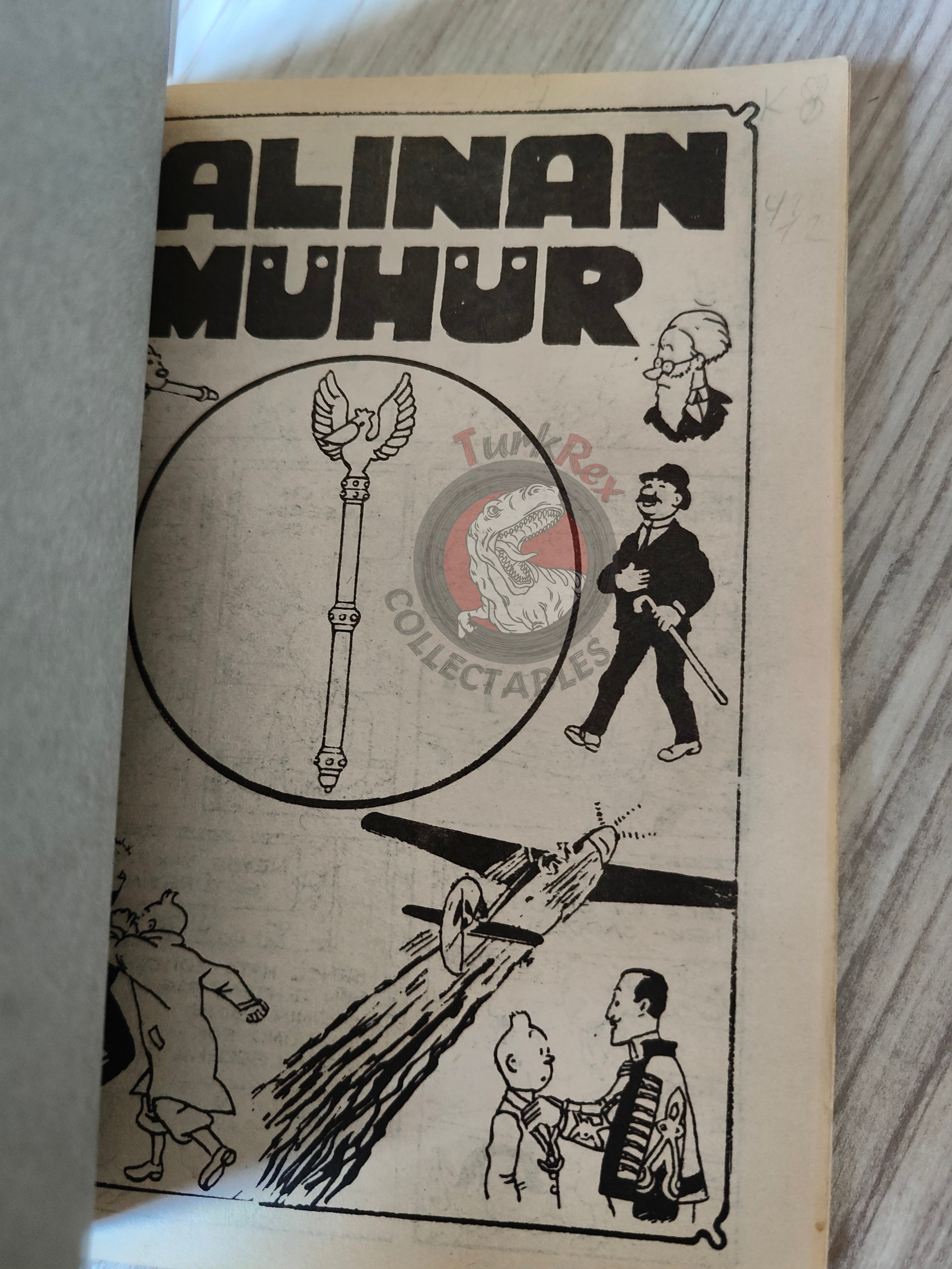 Tintin – King Ottokar’s Sceptre mid 1980s Turkish Edition Comic Turkey 2