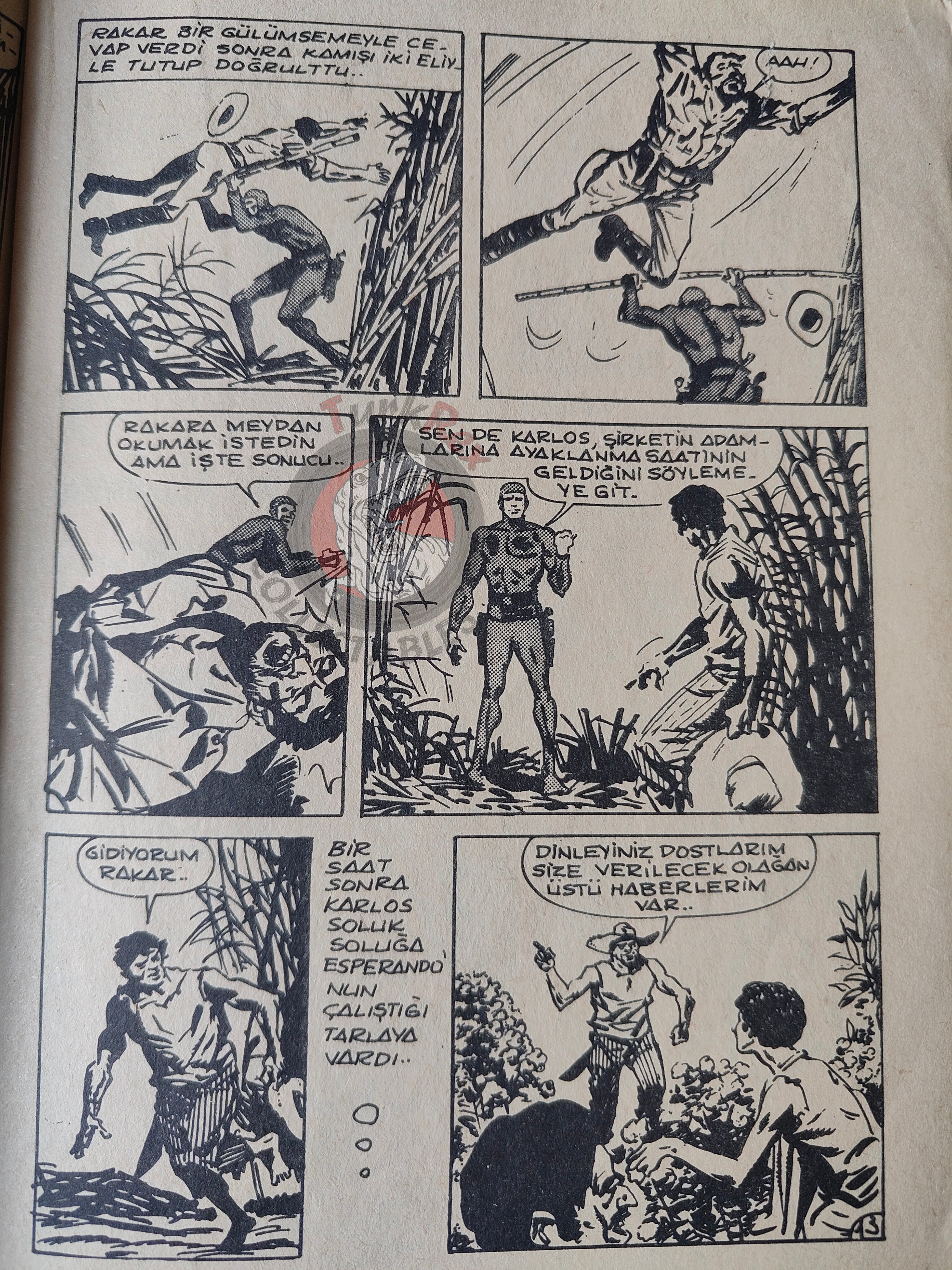 Rakar #7 1974 Turkish Comic Turkey Marcel Navarro Franco Frescura