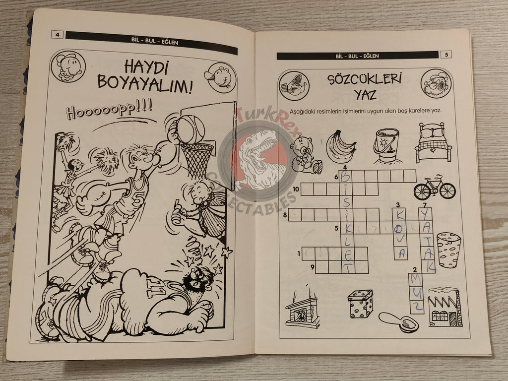 Popeye the Sailor Man Puzzles Games Vol #1 1999 Turkish Comic Turkey Agepresse