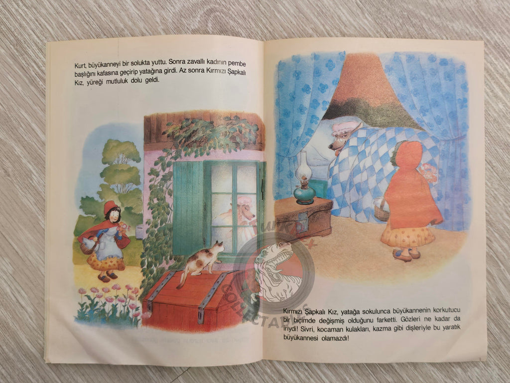Little Red Riding Hood  – Charles Perrault 1984 Turkish Book Turkey Illustrated Grimm Brothers
