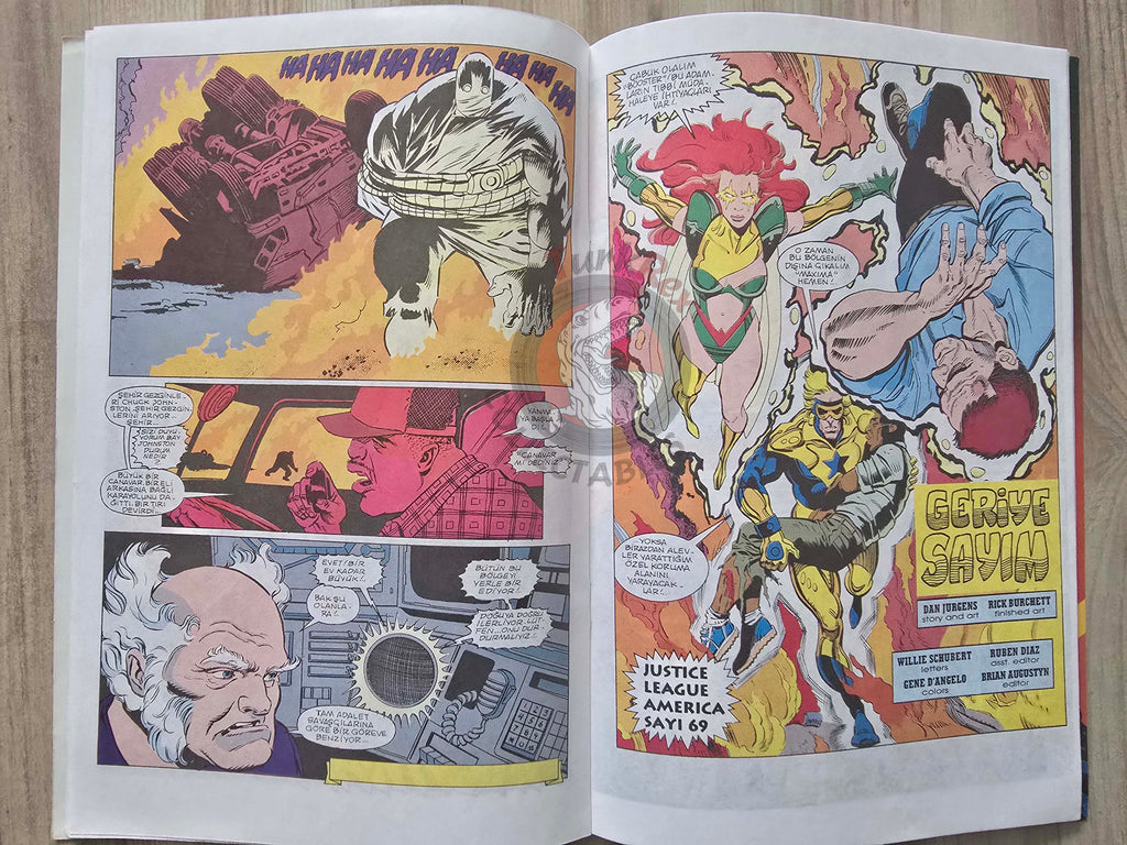 Superman #1 1996 Turkish Comic Turkey The Man of Steel #18 Justice League of America #69