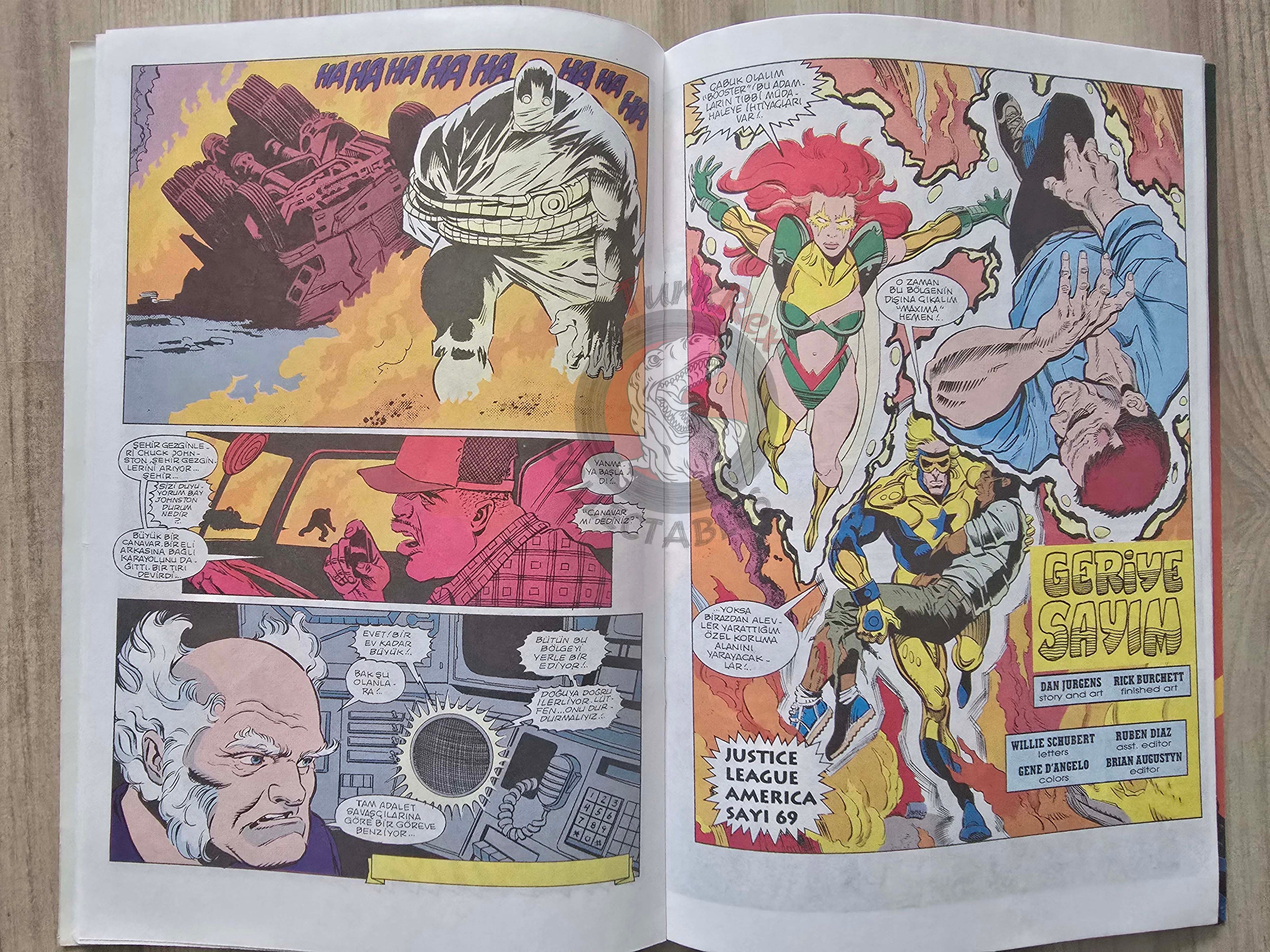 Superman #1 1996 Turkish Comic Turkey The Man of Steel #18 Justice League of America #69