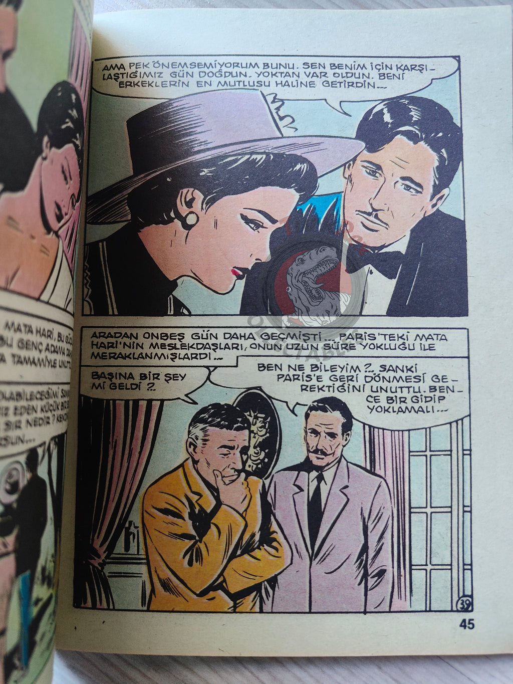 Mata Hari Turkish Comic Turkey Classics Illustrated