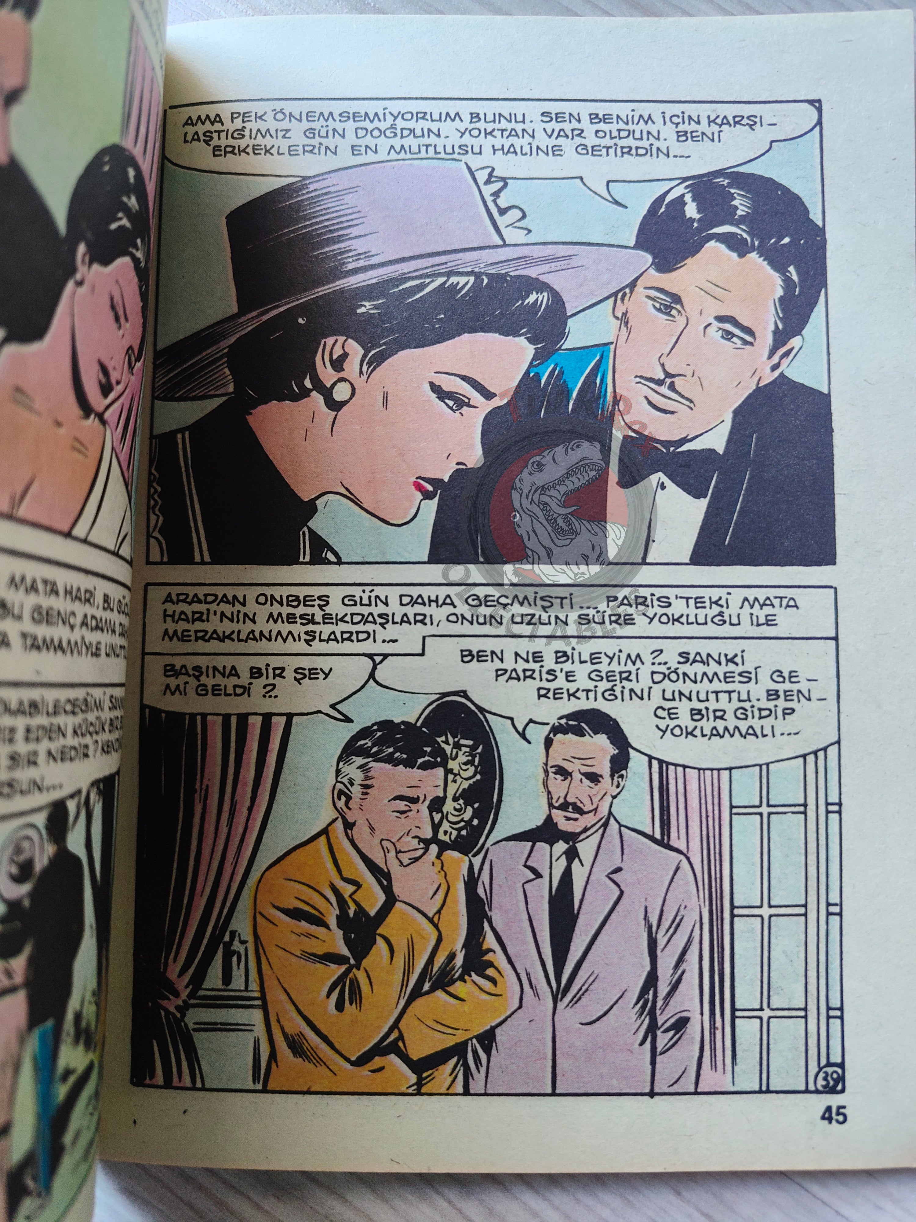 Mata Hari Turkish Comic Turkey Classics Illustrated