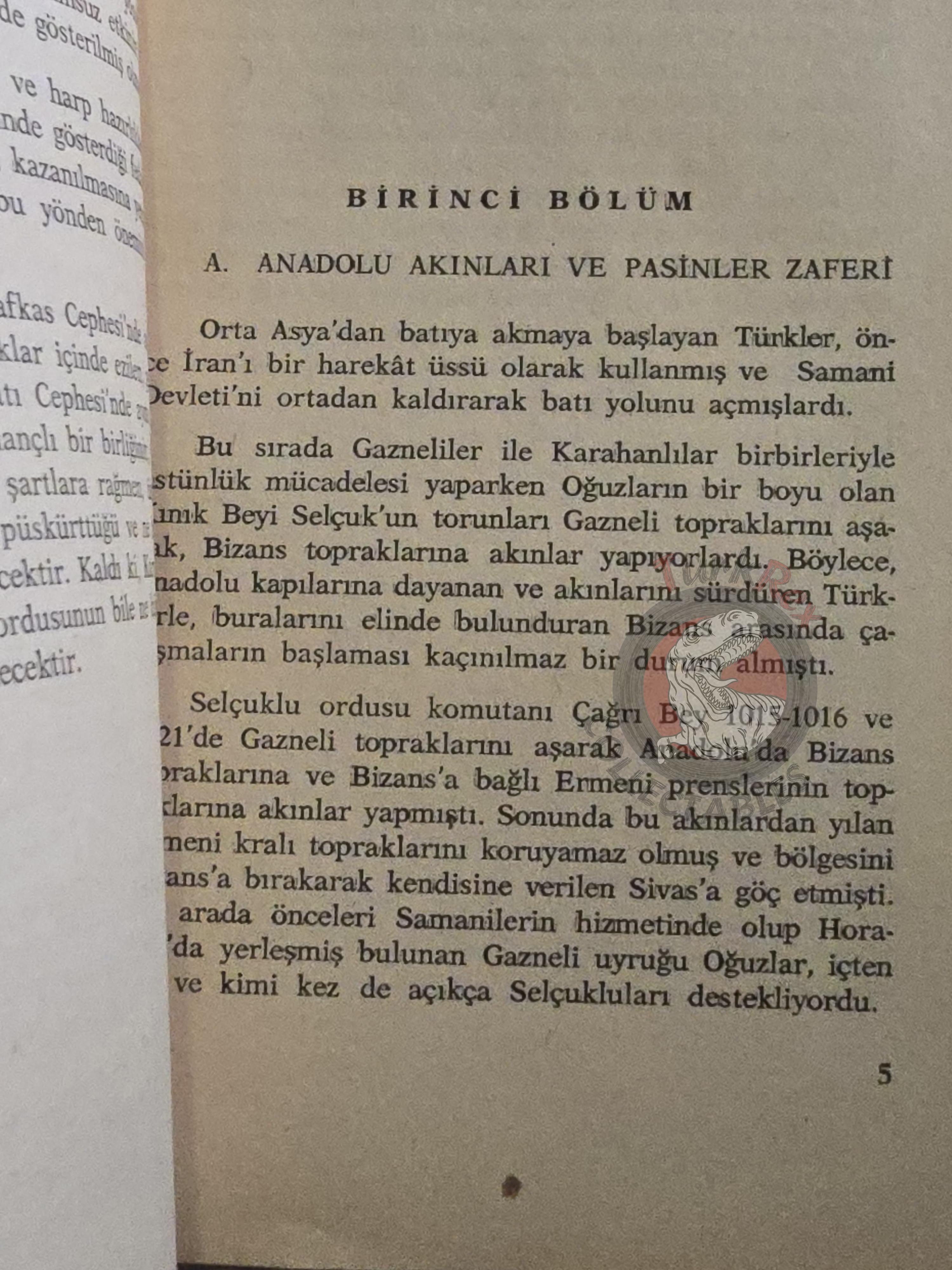 Raids on Anatolia During the Seljuk Period 1981 Turkish Book Military Seljuk Empire Maps