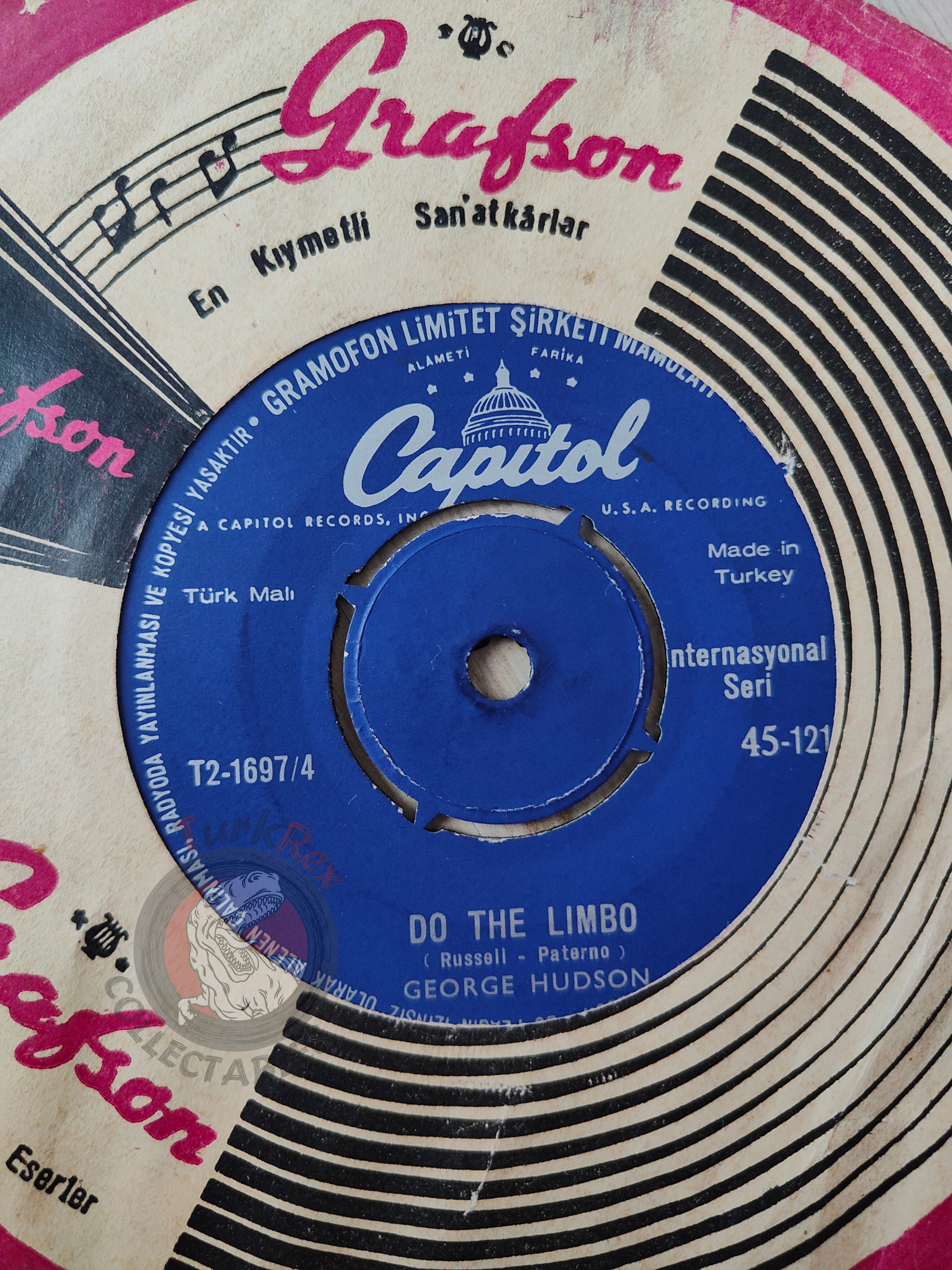 George Hudson – Do The Limbo 7" Turkish Pressing Vinyl Turkey Edition