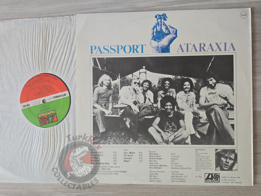 Passport – Ataraxia Turkish Pressing Vinyl Turkey Edition