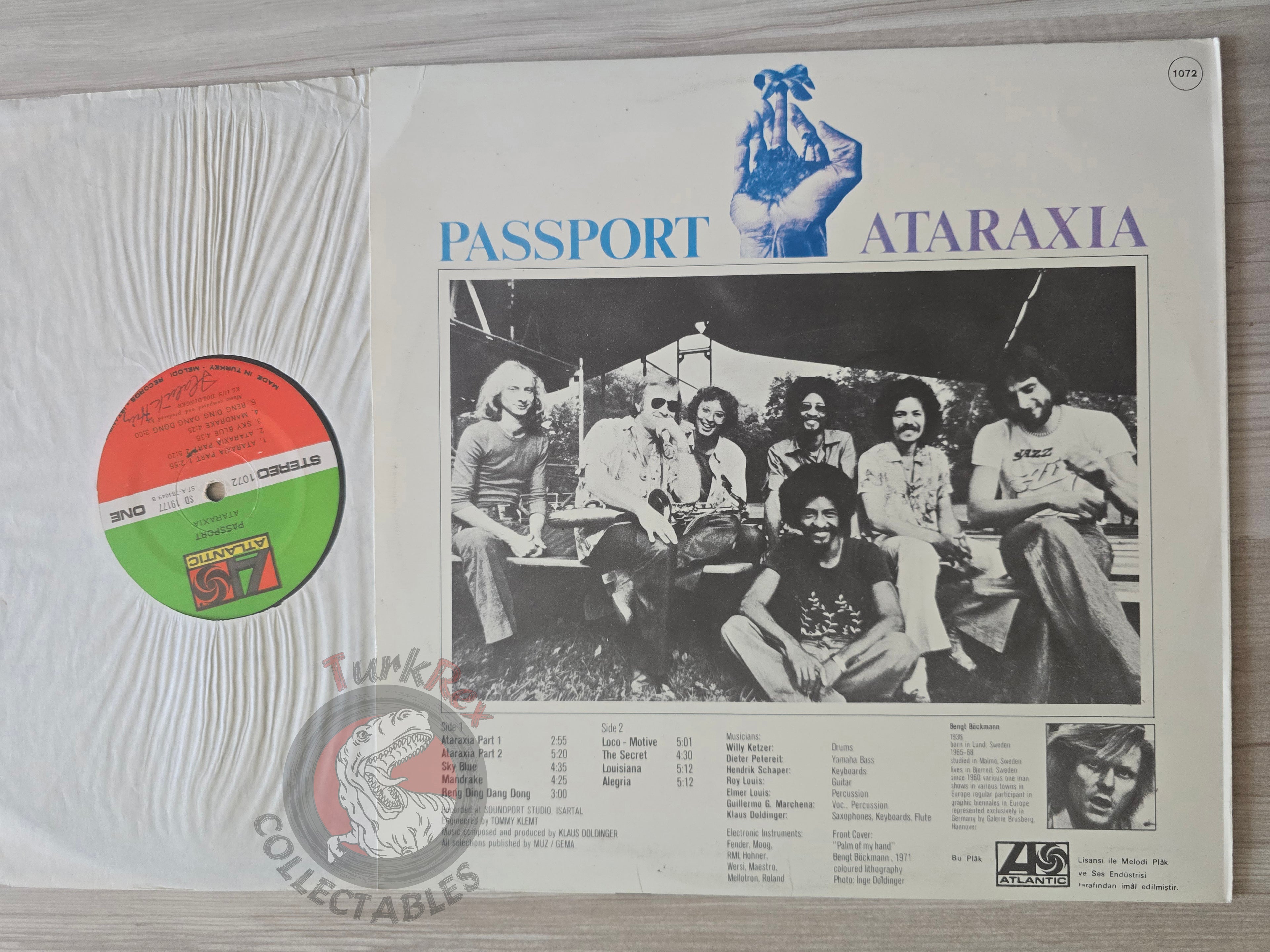 Passport – Ataraxia Turkish Pressing Vinyl Turkey Edition