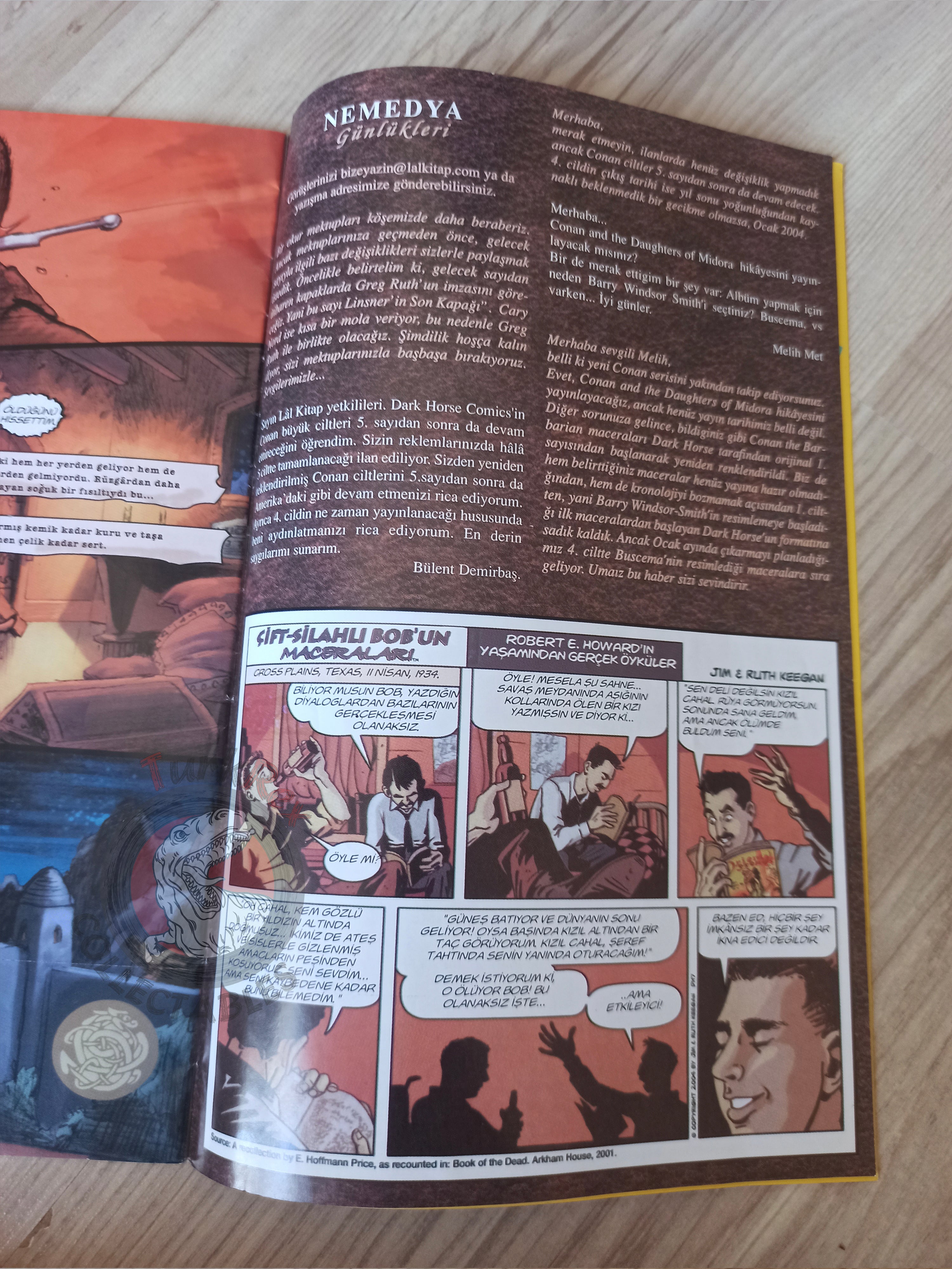 Conan the Legend #7 Turkish Comic Turkey Dark Horse Comics