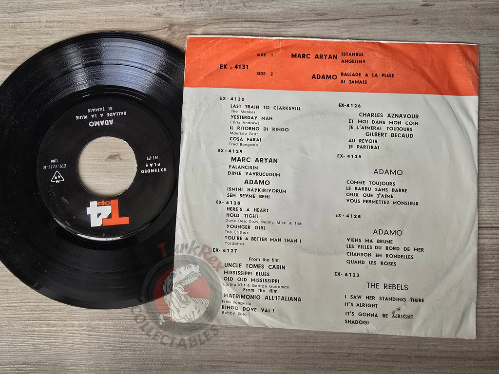 Adamo / Marc Aryan – Istanbul 7" Iran Pressing Vinyl Iranian Edition