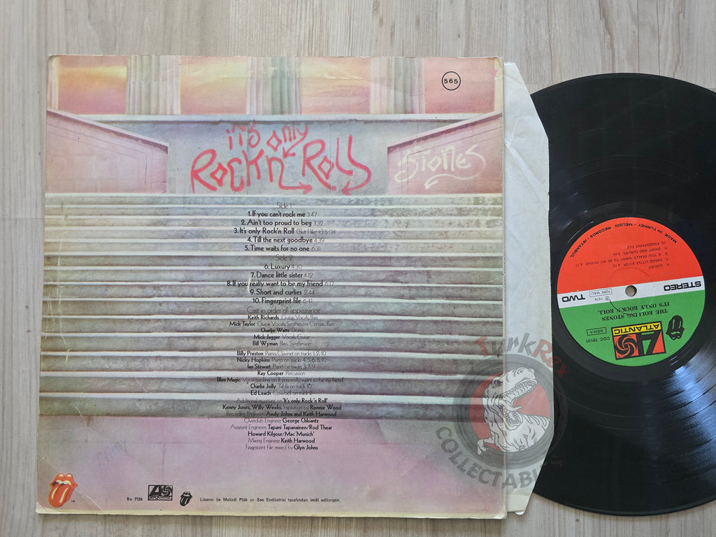 The Rolling Stones – It's Only Rock 'N Roll Turkish Pressing Vinyl Turkey Edition