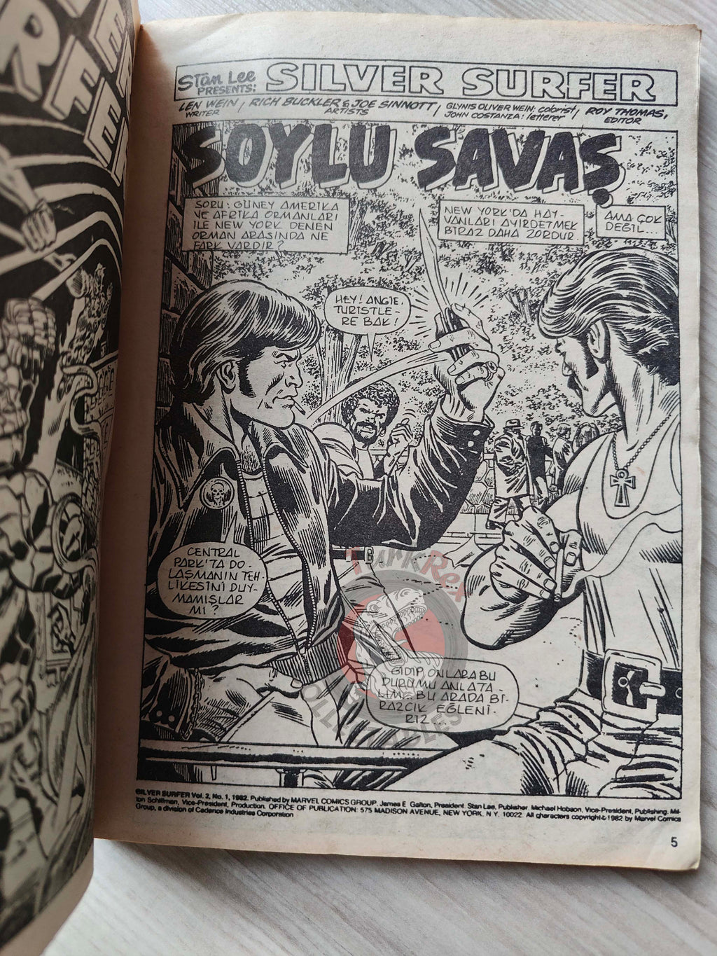 Silver Surfer Vol #5 1989 Turkish Comic Turkey Fantastic Four #155 #156 #157 Hulk #250