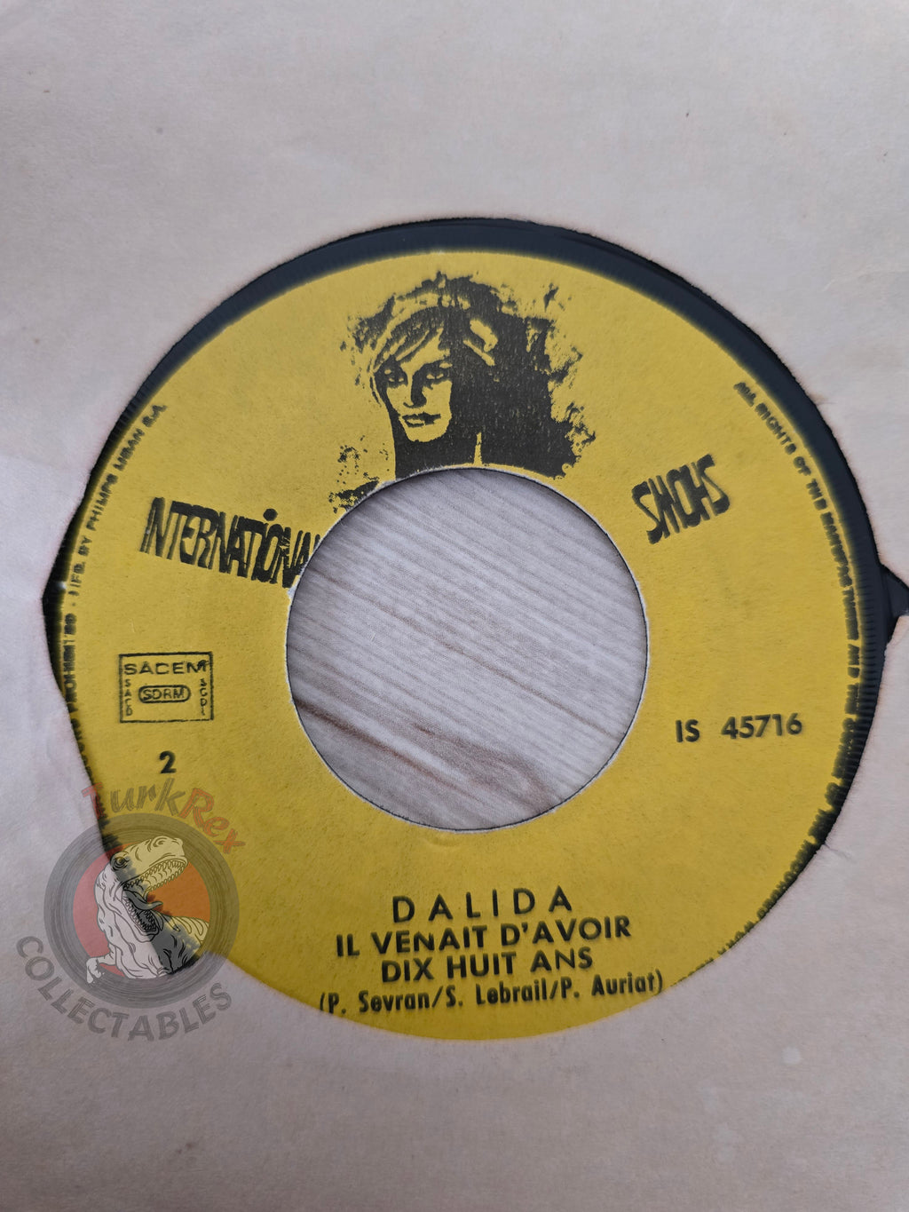 Dalida – Gigi L'Amoroso 7" Lebanon Pressing Vinyl Edition