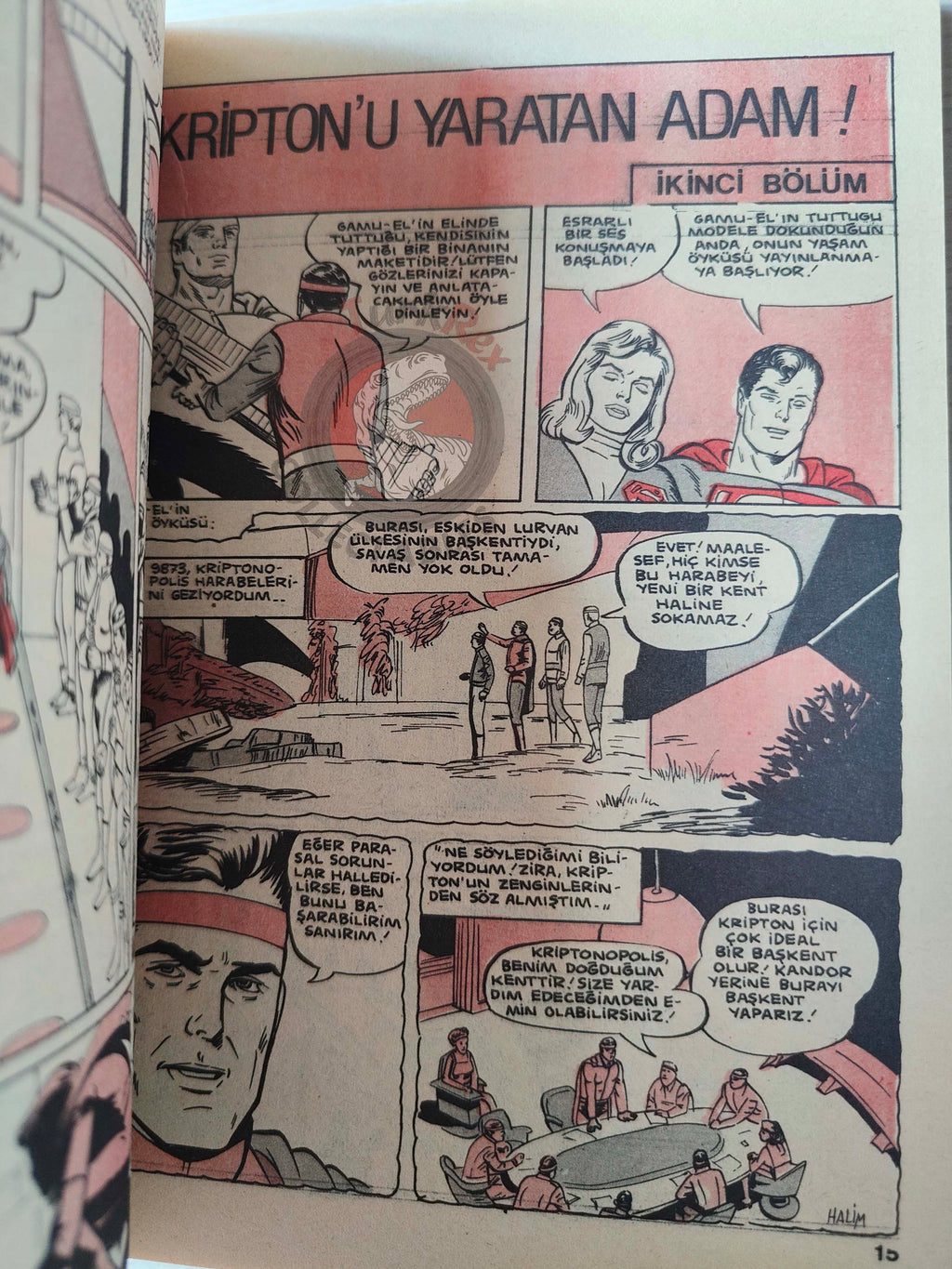 Superman #5 1982 Turkish Comic Turkey Krypton Chronicles #1 #2 #3 DC Comics Presents #57