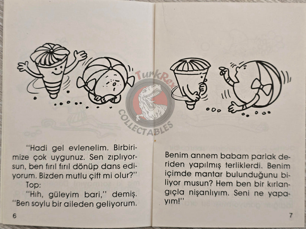 Hans Christian Andersen – The Top and Ball 1994 Turkish Book Turkey Illustrated