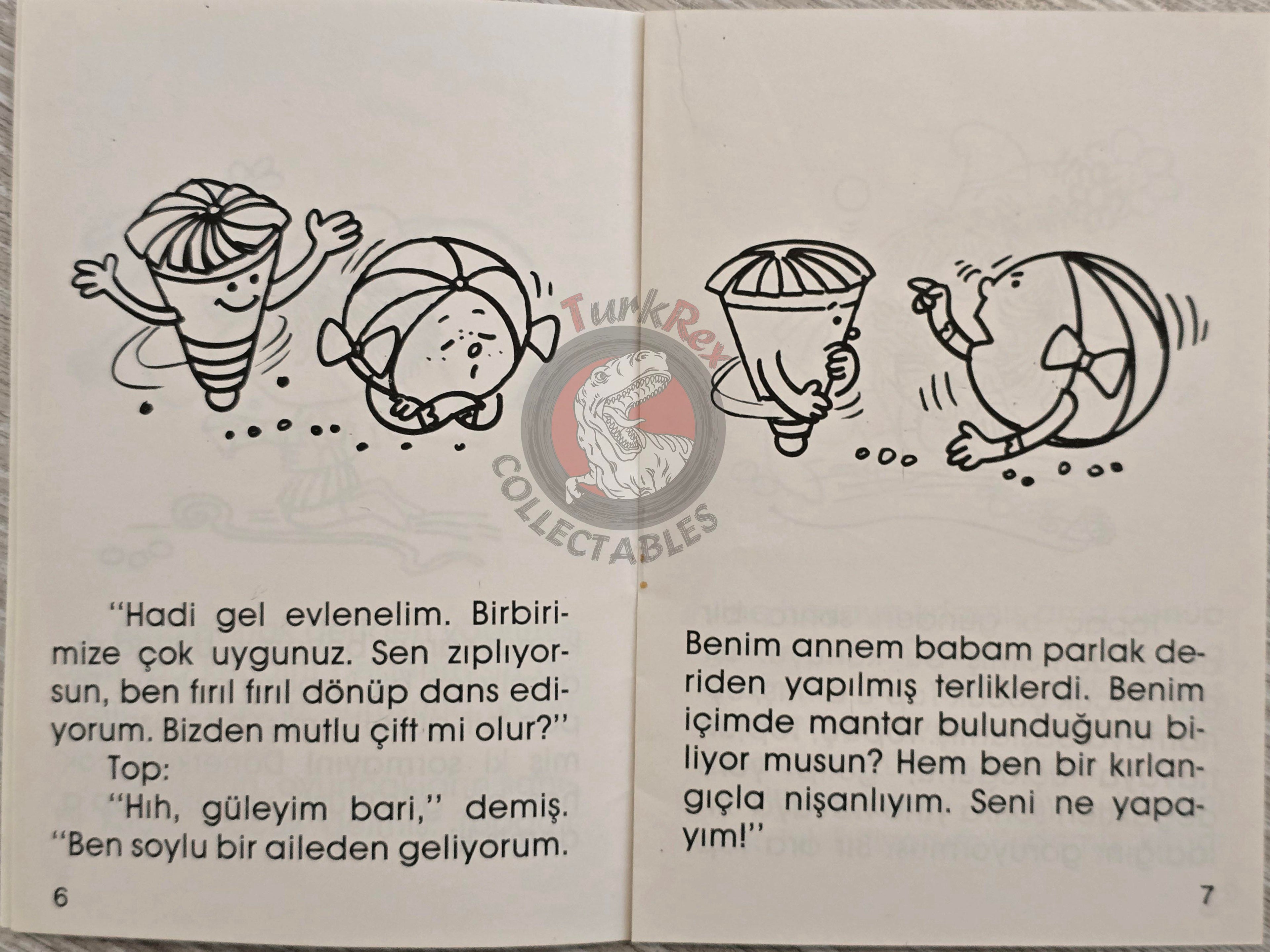 Hans Christian Andersen – The Top and Ball 1994 Turkish Book Turkey Illustrated