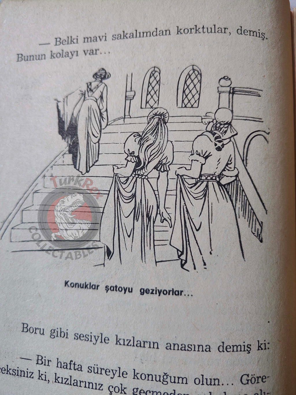 Charles Perrault – Bluebeard 1975 Turkish Book Turkey Illustrated
