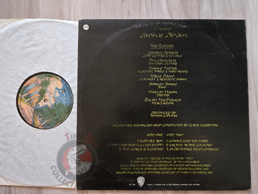 George Benson – In Flight Turkish Pressing Vinyl Turkey Edition