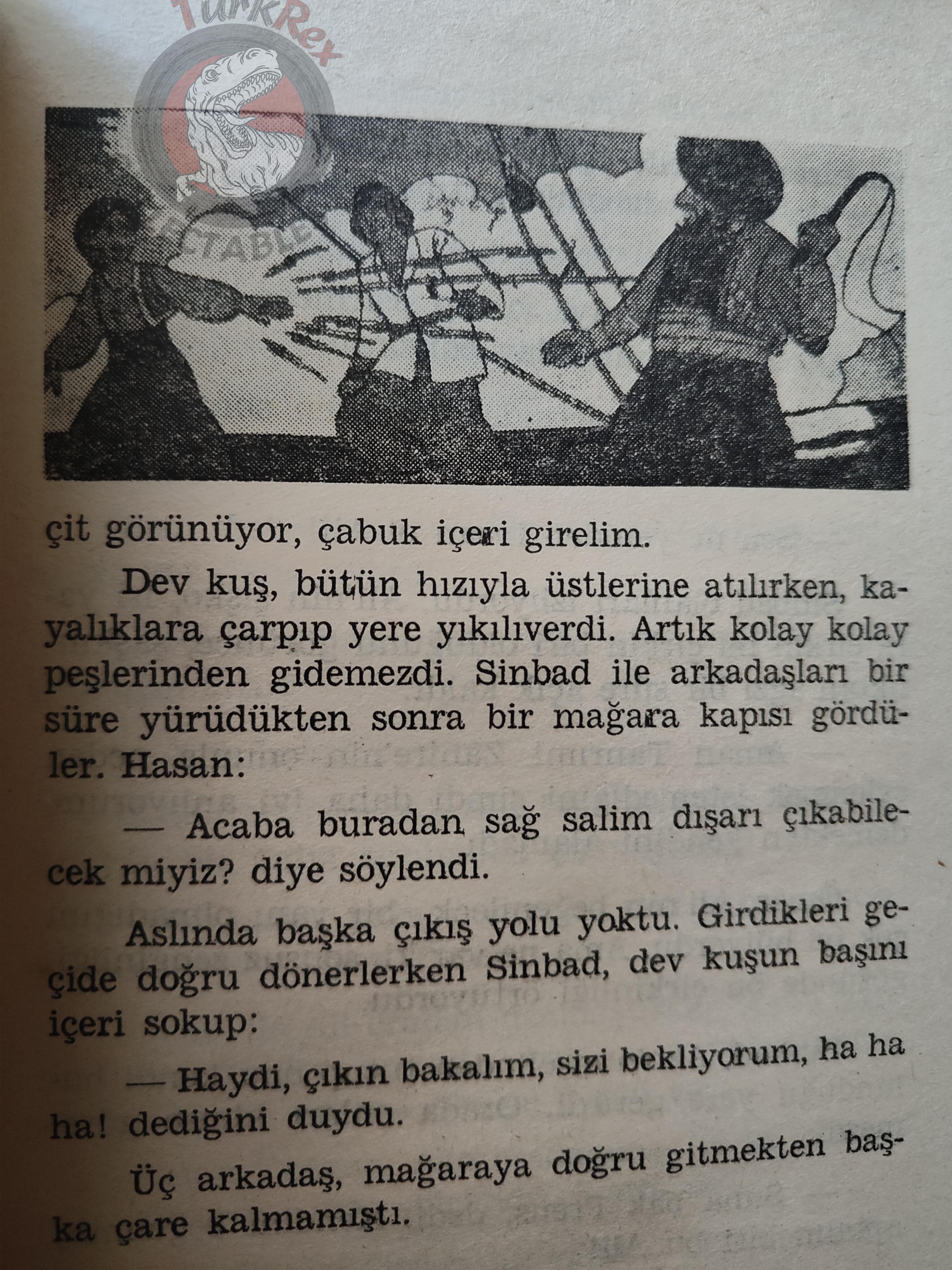 Sinbad the Sailor 1980 Turkish Book Turkey 1001 Nights Illustrated Shera