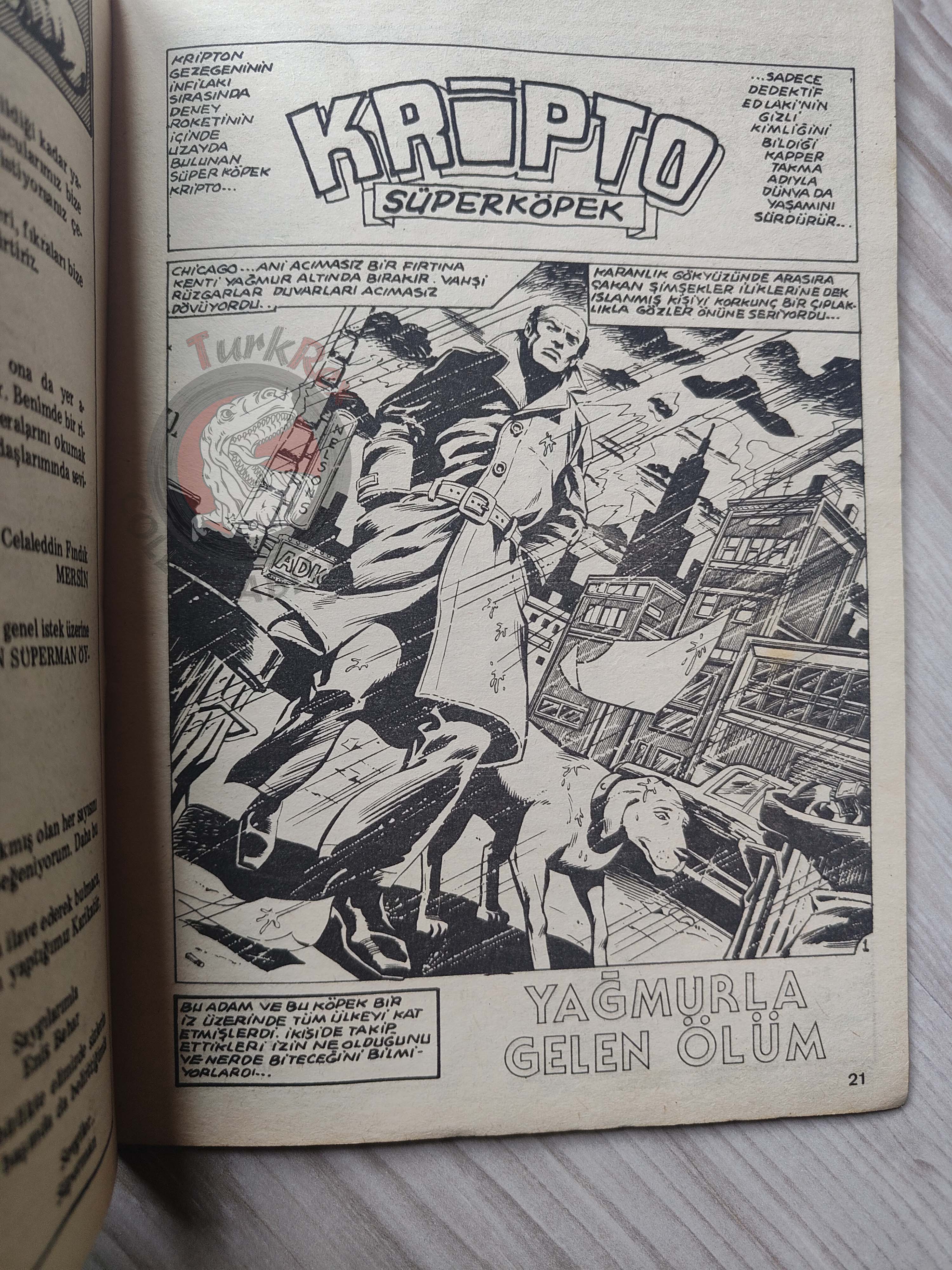 Superman #12 1980 Turkish Comic Turkey #276 #303 Family #192 Krypto the Superdog
