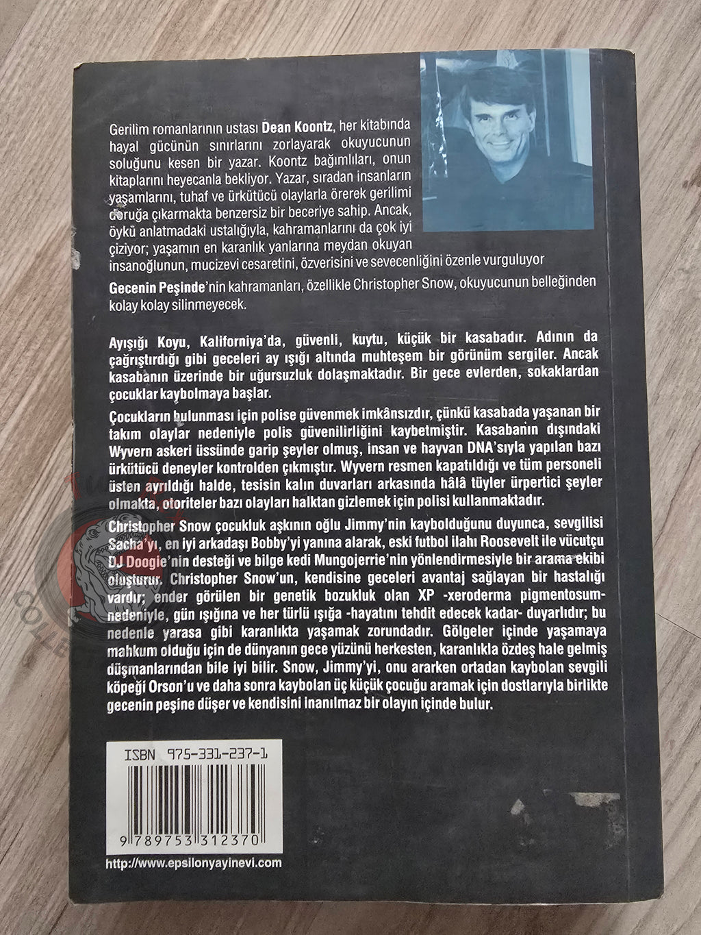Dean R. Koontz – Seize the Night 2000 1st Turkish Book Turkey