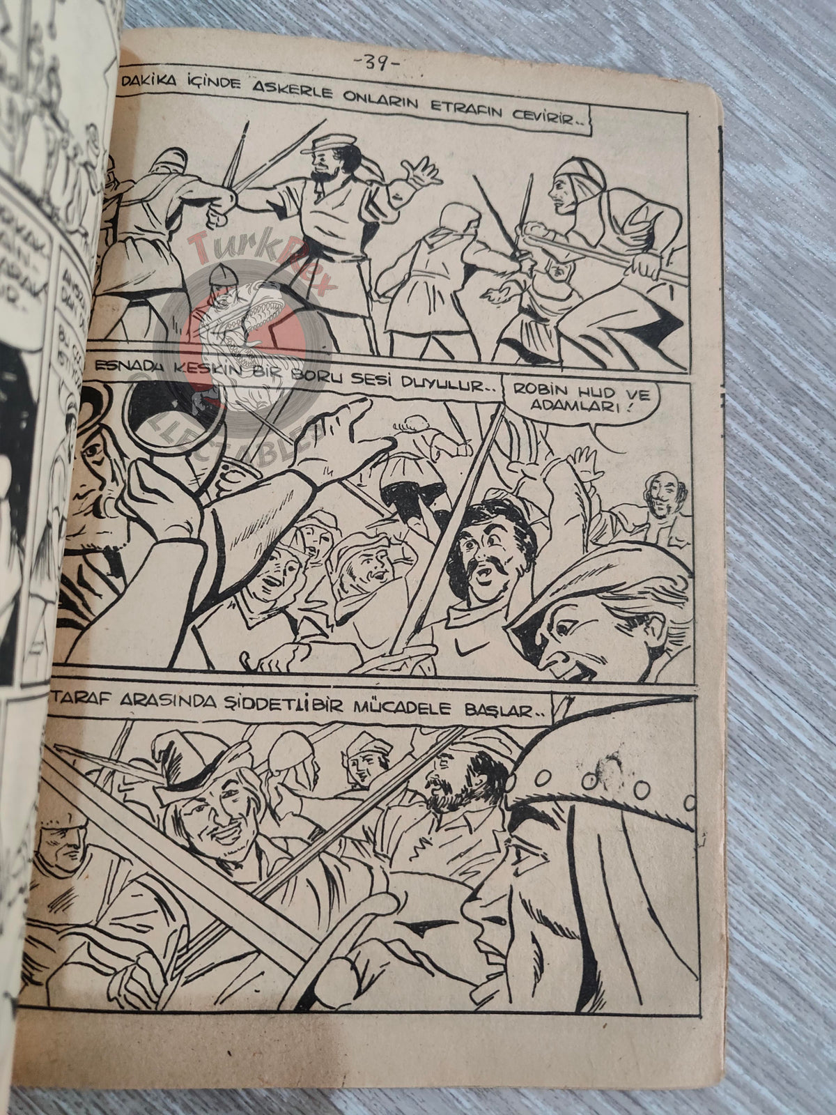 Robin Hood 1962 Turkish Comic Turkey Classics Illustrated