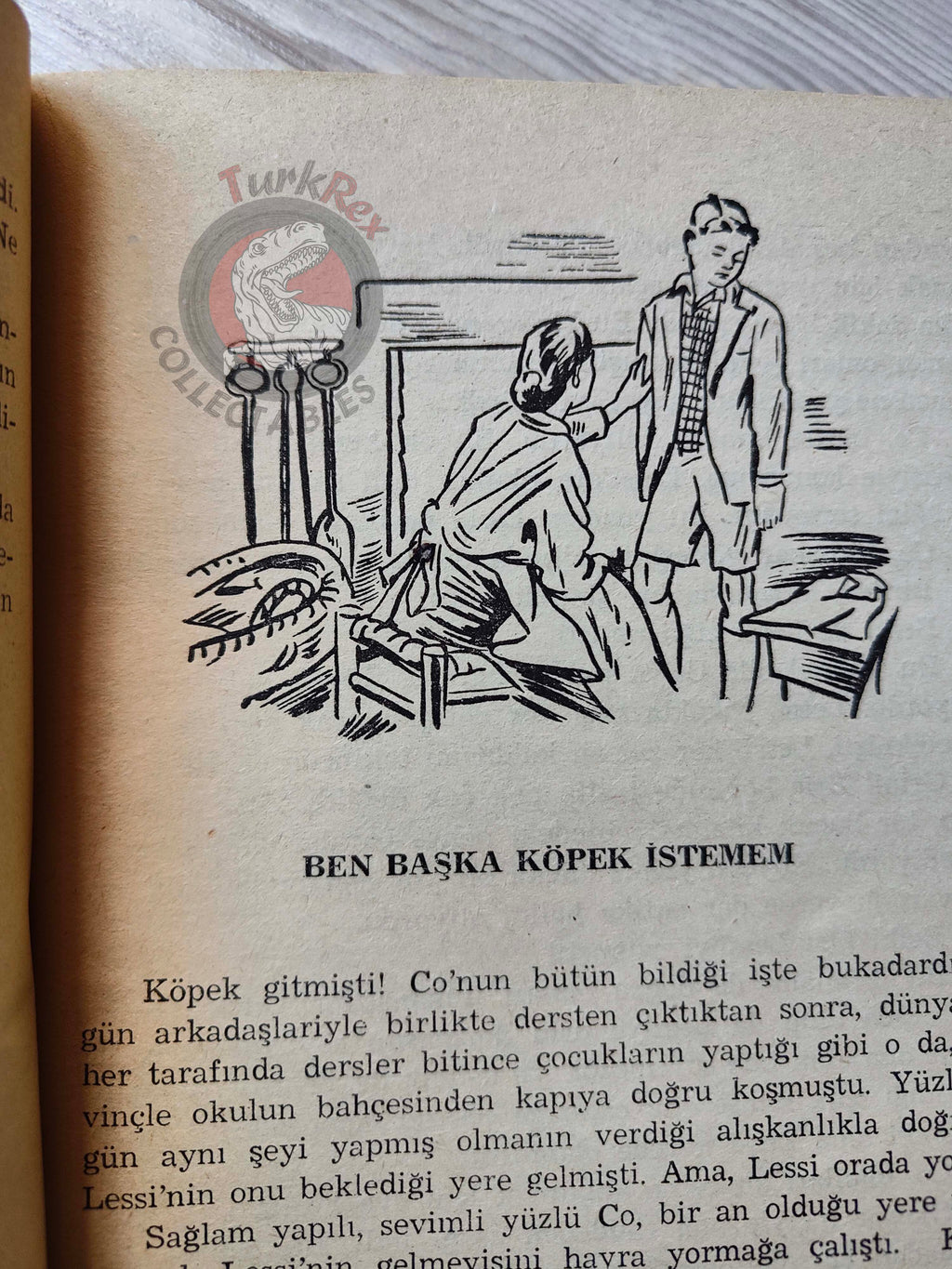 Eric Knight –  Lassie Come Home 1958 Turkish Book Turkey Illustrated