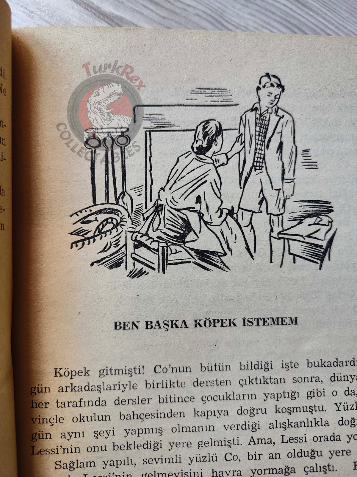 Eric Knight –  Lassie Come Home 1958 Turkish Book Turkey Illustrated