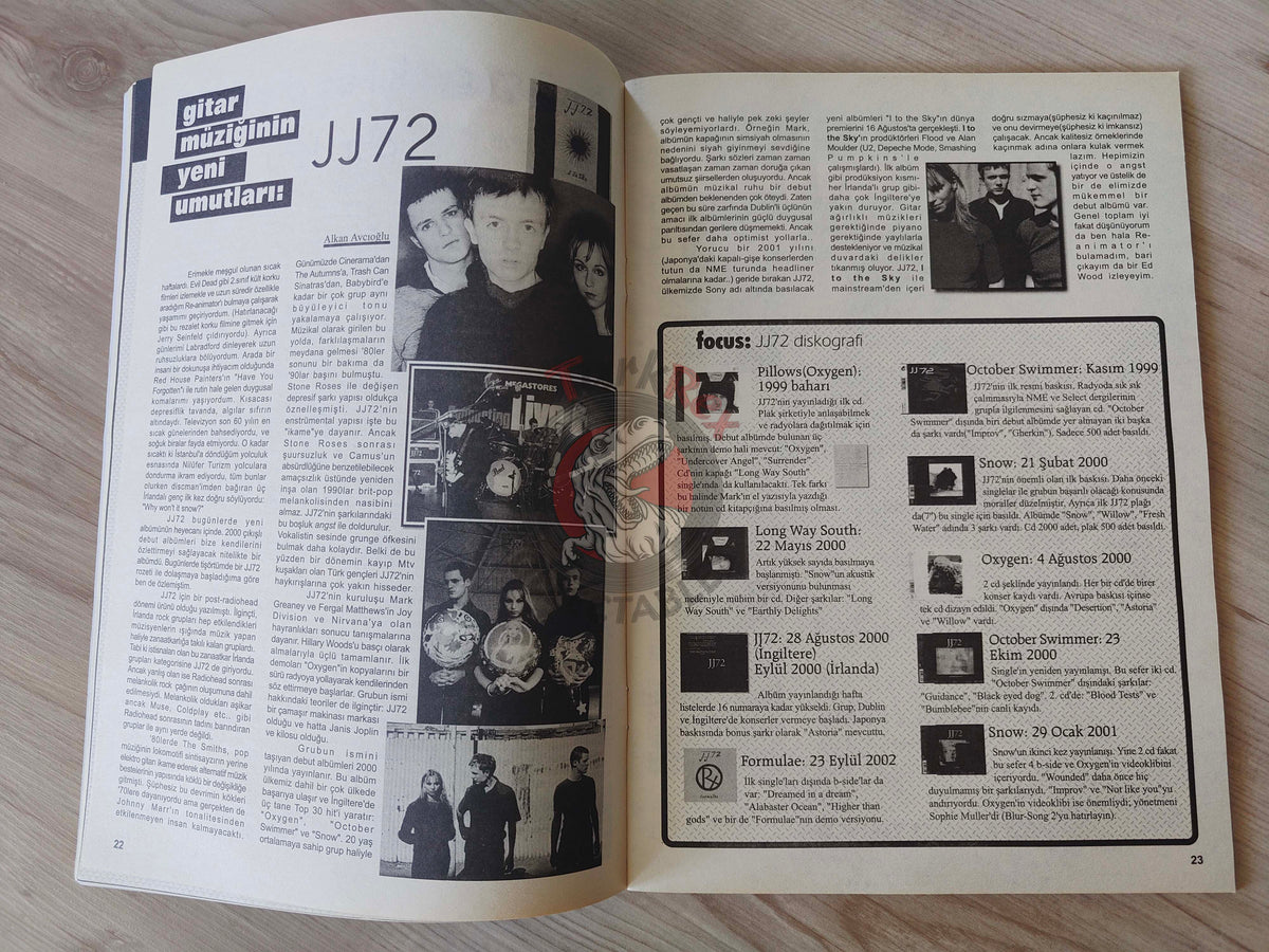 Lull 2002 Coldplay Turkish Mag Turkey Oasis Marianne Faithfull Slint JJ72 Suede