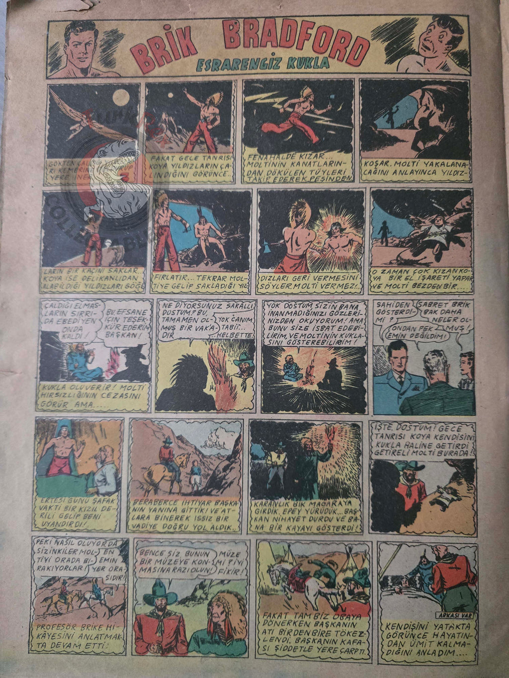 Binbir Roman #3 1948 The Phantom - Mandrake the Magician Turkish Comic Mag Turkey