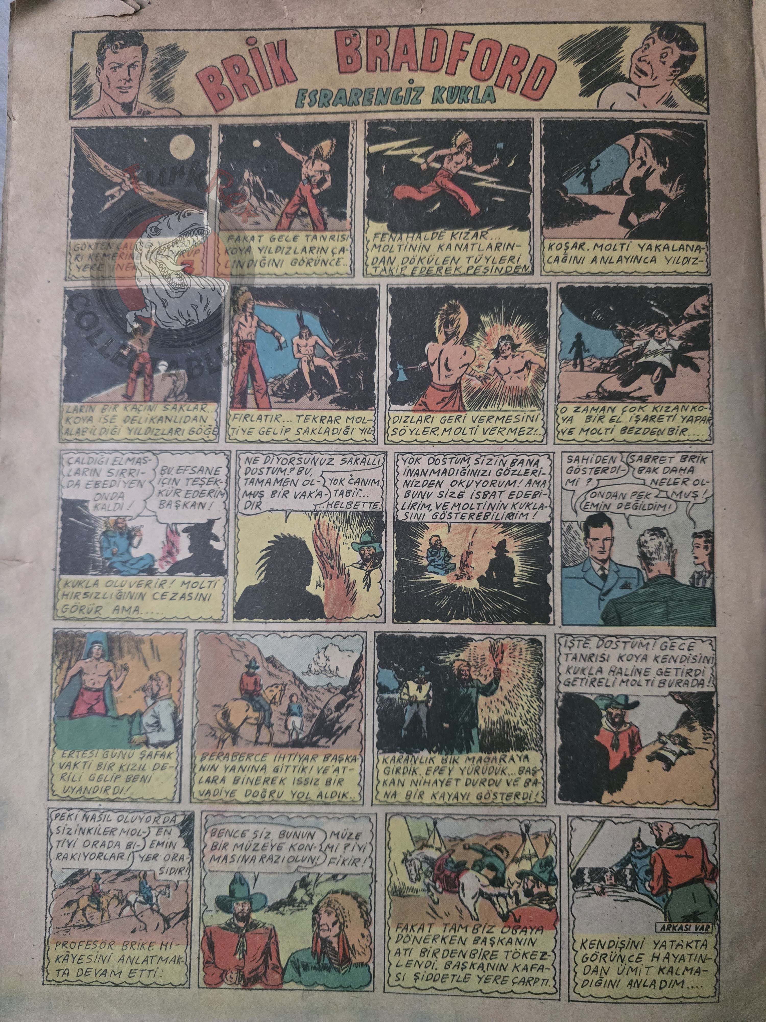 Binbir Roman #3 1948 The Phantom - Mandrake the Magician Turkish Comic Mag Turkey