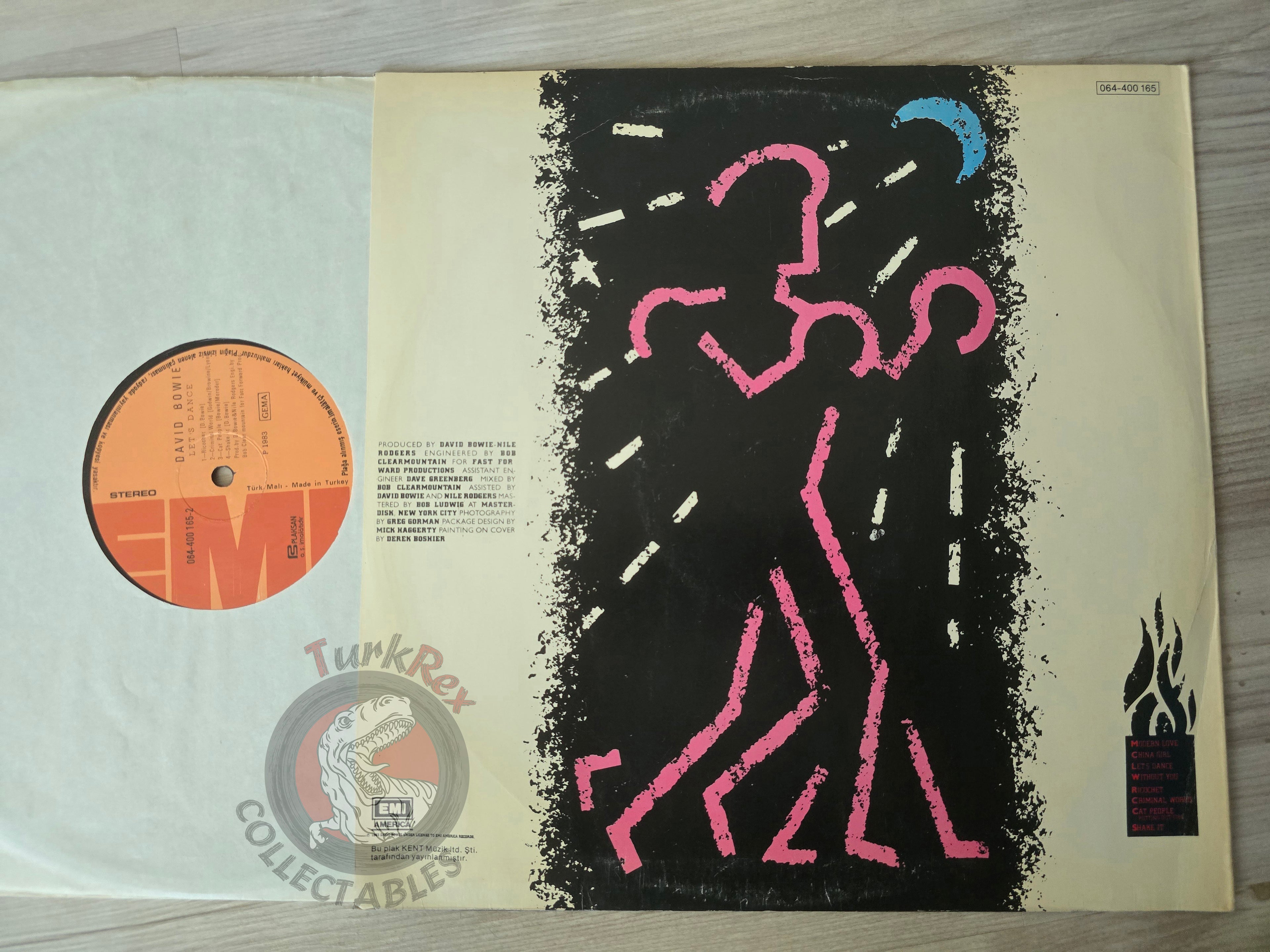 David Bowie – Let's Dance Turkish Pressing Vinyl Turkey Edition