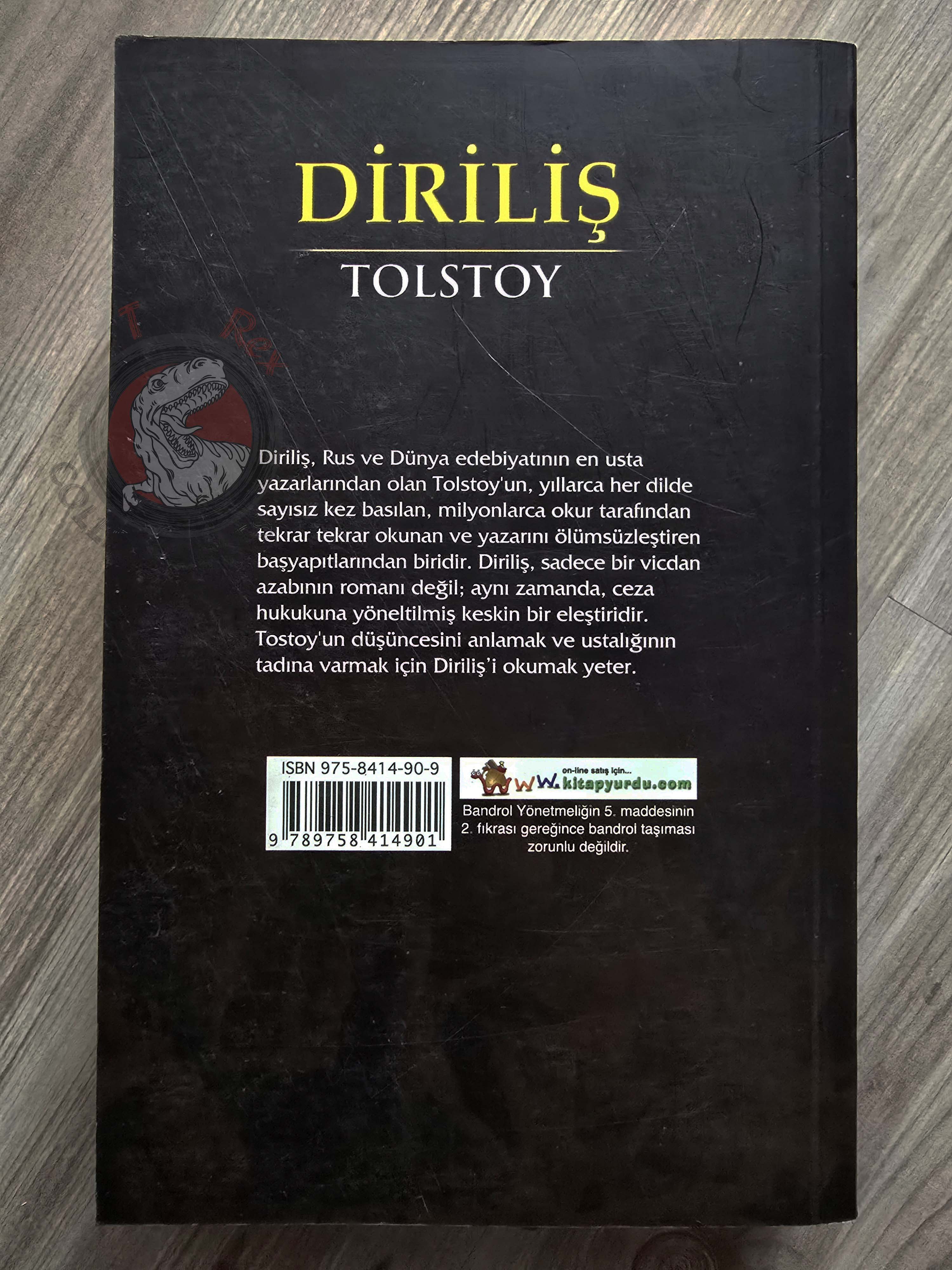 Leo Tolstoy – Resurrection 2006 Turkish Book Turkey