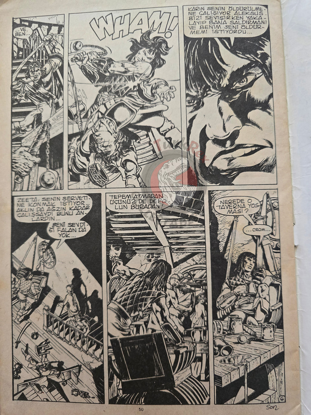 Conan #2 The Savage Sword of Conan Issue #64 Turkish Comic Turkey