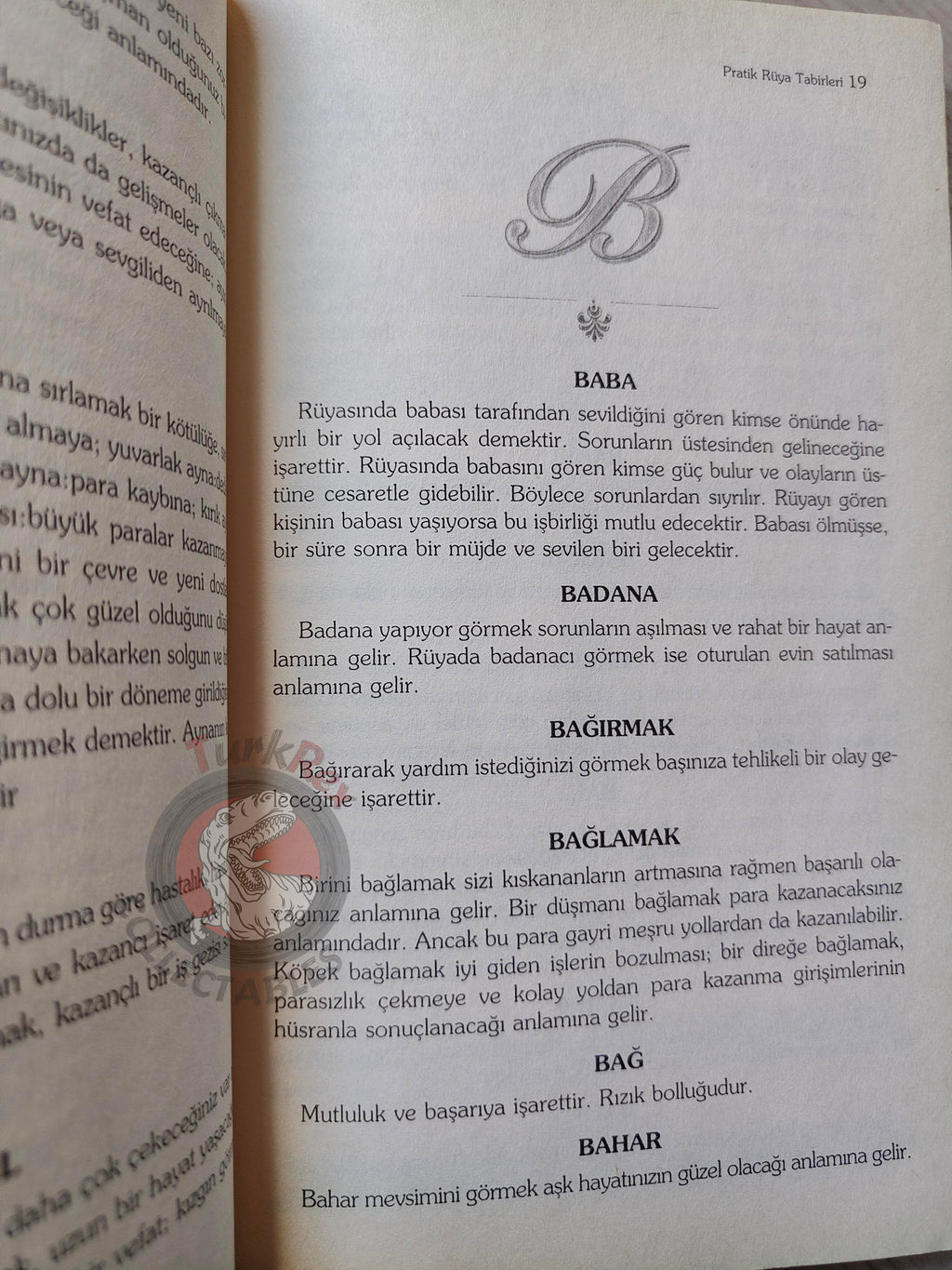 Dream Interpretation Analysis 2005 Turkish Book Turkey
