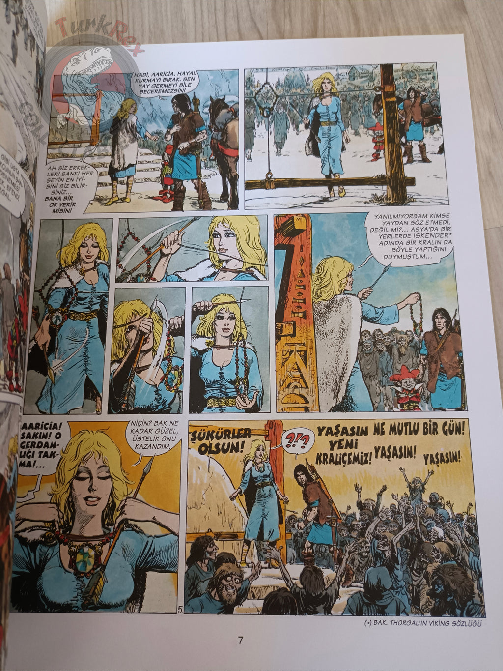 Thorgal #3 Les trois vieillards du pays d'Aran 2002 Turkish Comic Turkey