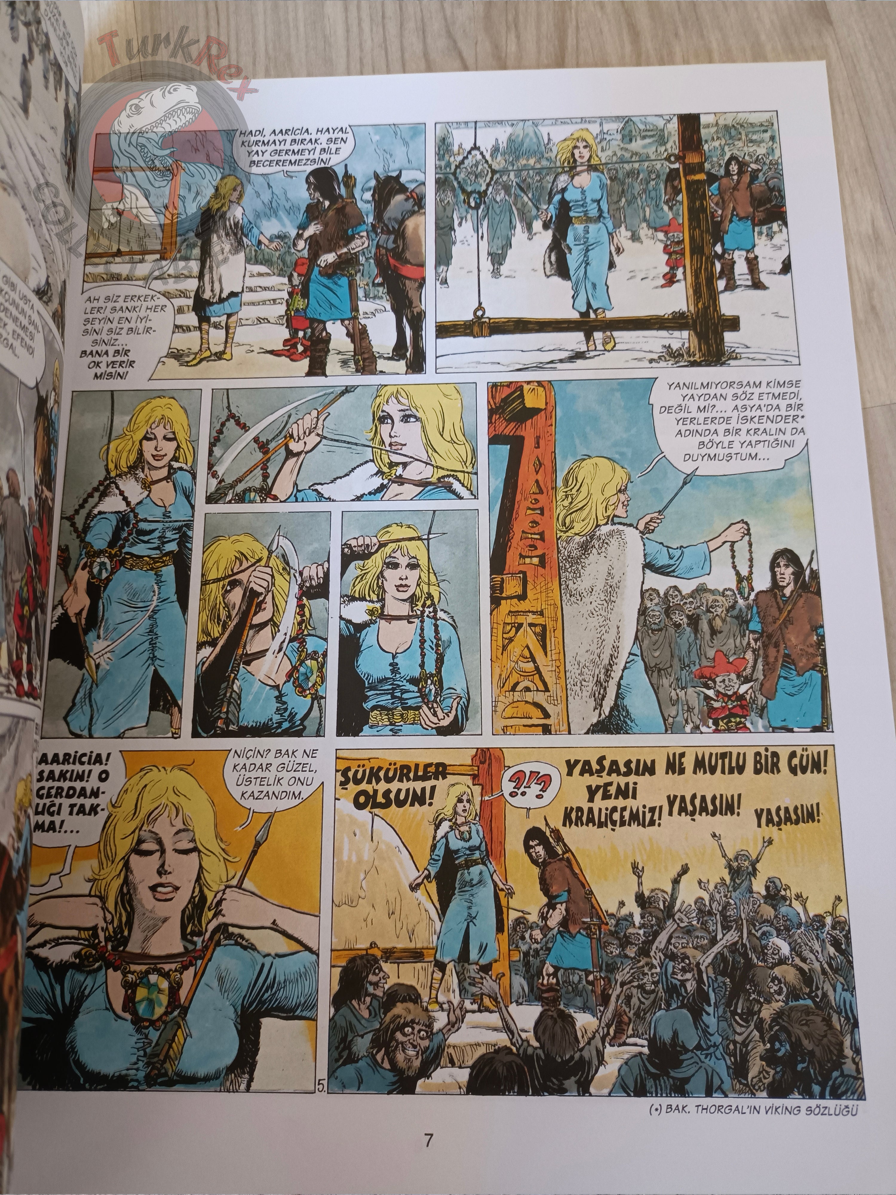 Thorgal #3 Les trois vieillards du pays d'Aran 2002 Turkish Comic Turkey