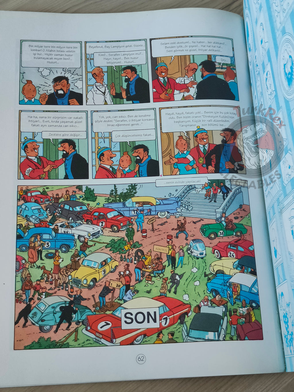 Tintin – The Red Sea Sharks 1996 Turkish Edition Comic Turkey 1st YKY