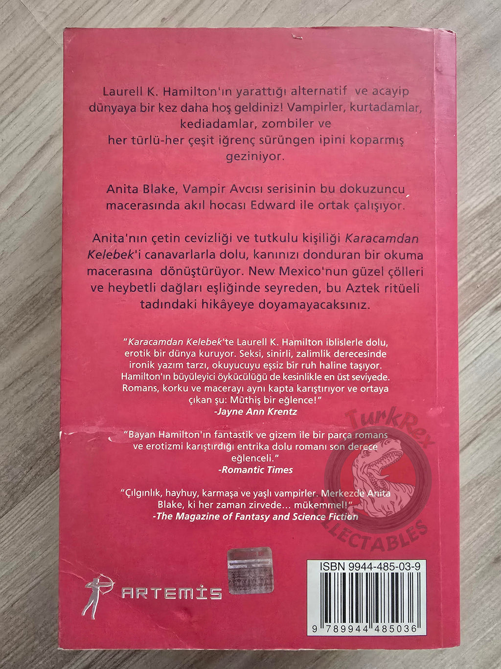 Laurell K. Hamilton – Obsidian Butterfly 2006 1st Turkish Book Turkey Anita Blake: Vampire Hunter