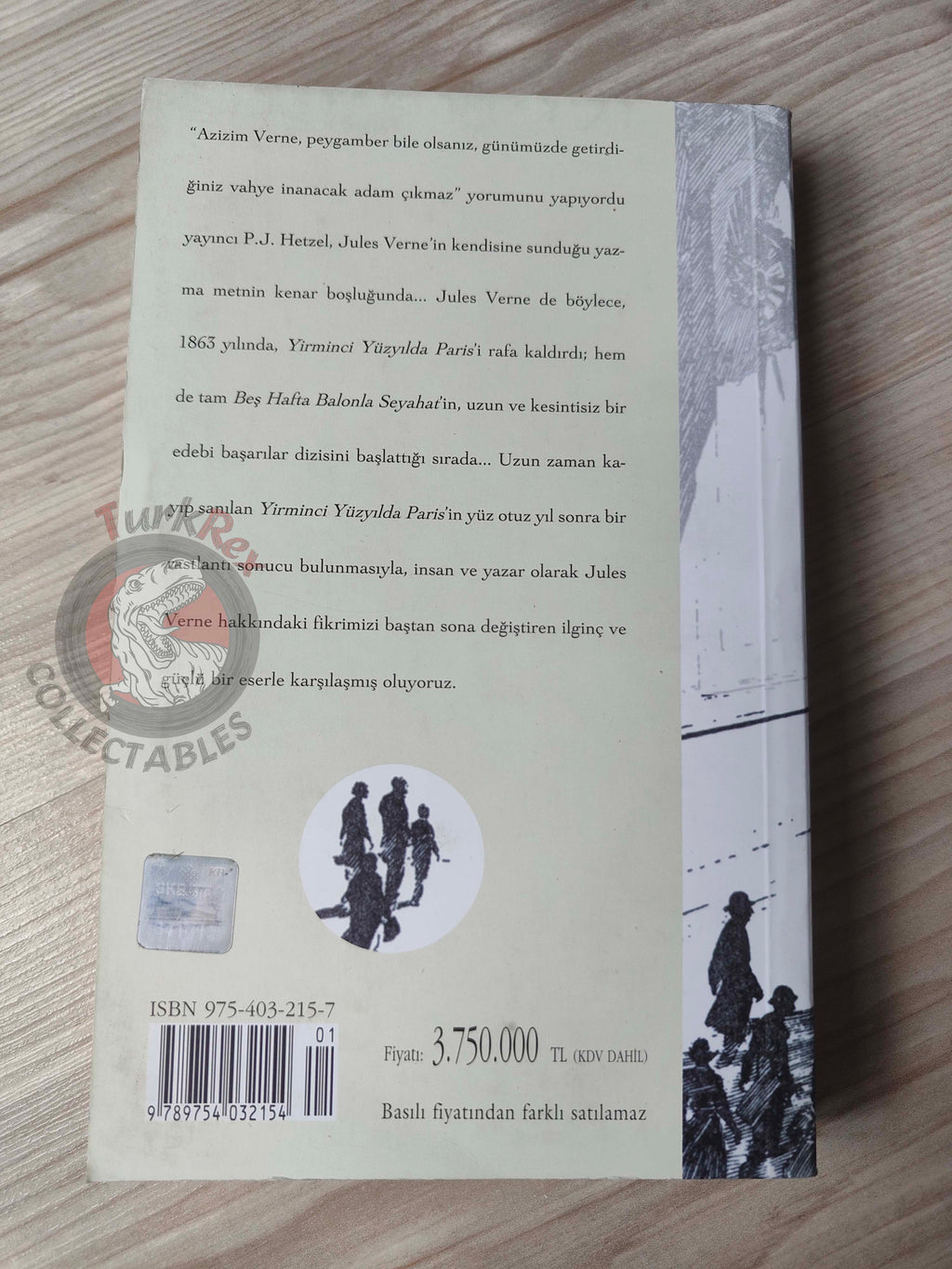 Jules Verne – Paris in the Twentieth Century 2001 Turkish Book Turkey