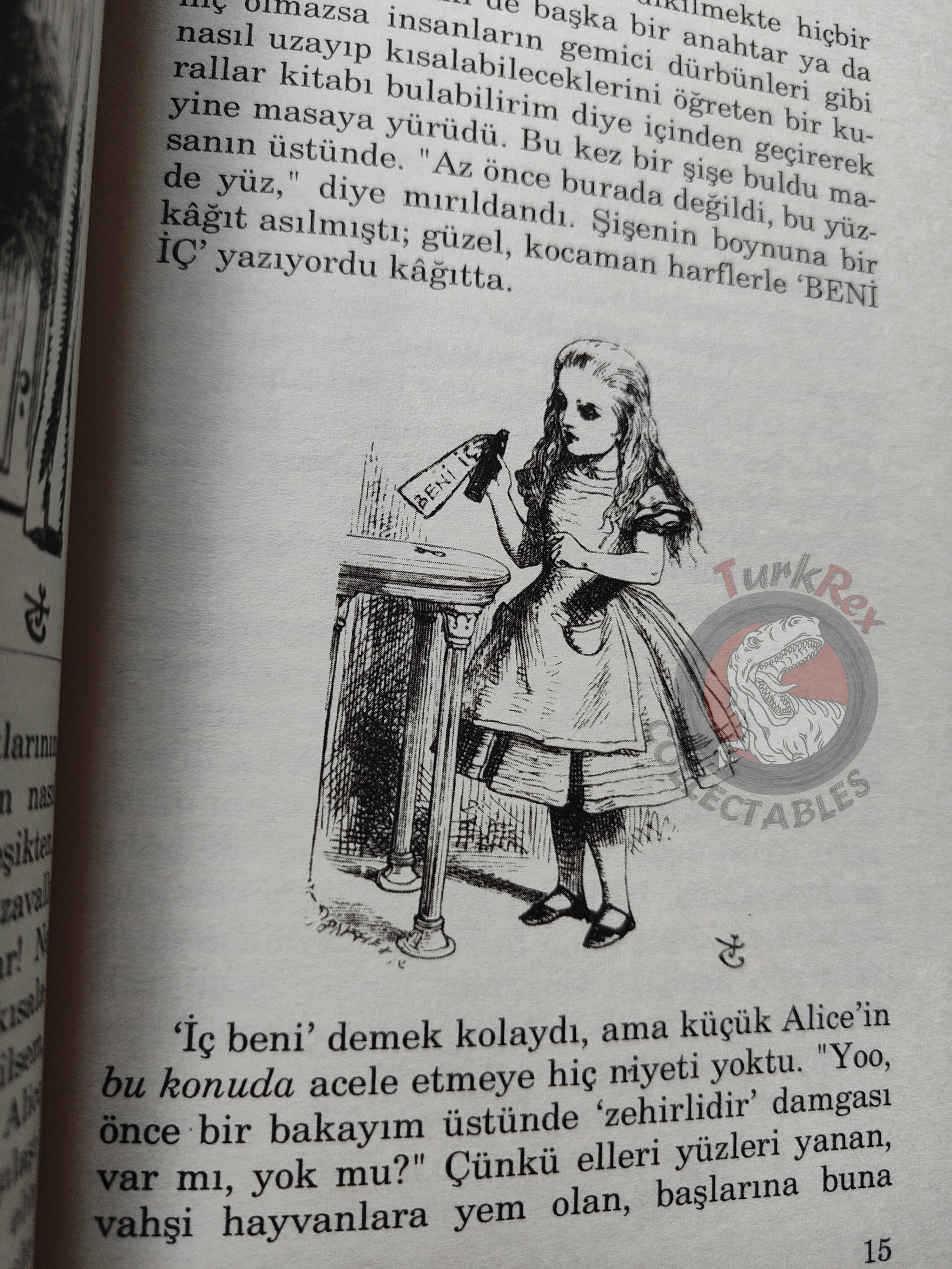 Lewis Carroll – Alice in Wonderland 2008 Turkish Book Turkey Illustrated John Tenniel