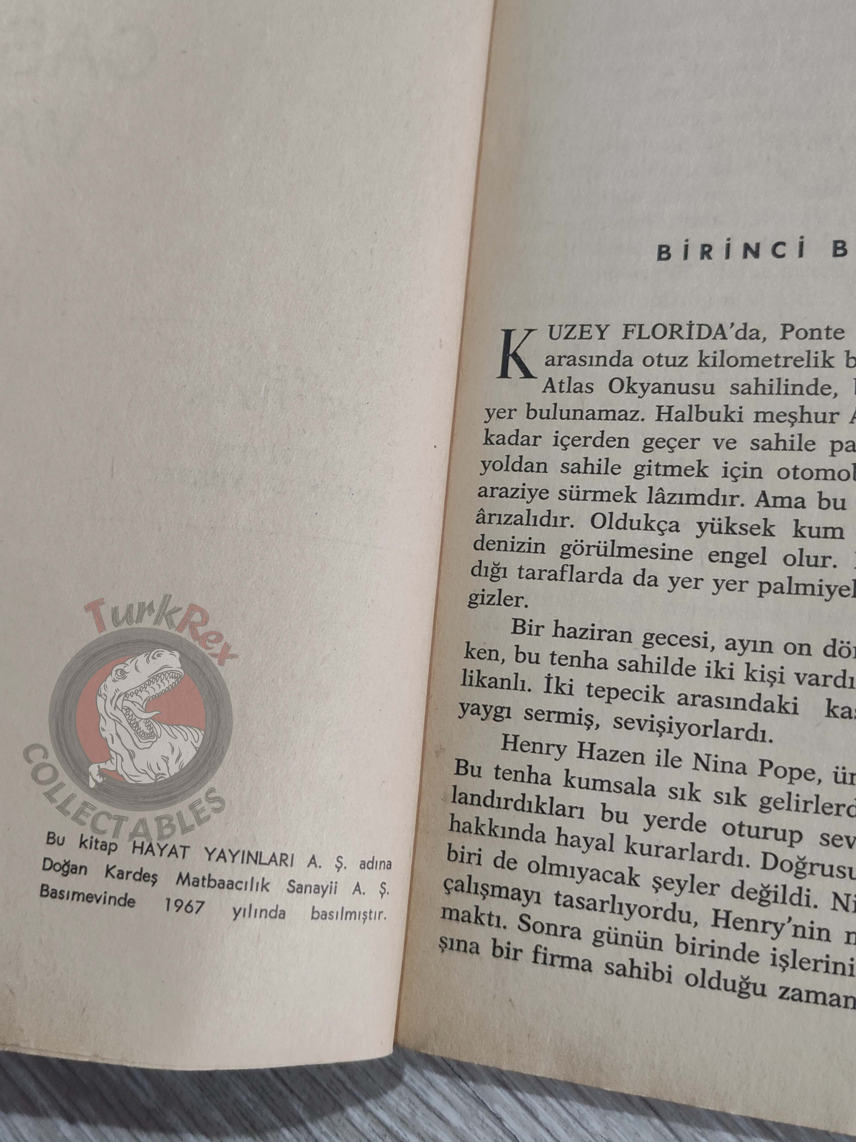 Pat Frank – Forbidden Area 1967 1st Turkish Book Turkey