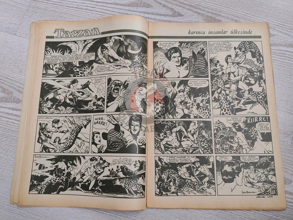 Doğan Kardeş 1969 Magazine #11 Turkish Comic Turkey Zero X, Captain Scarlet, Dennis the Menace