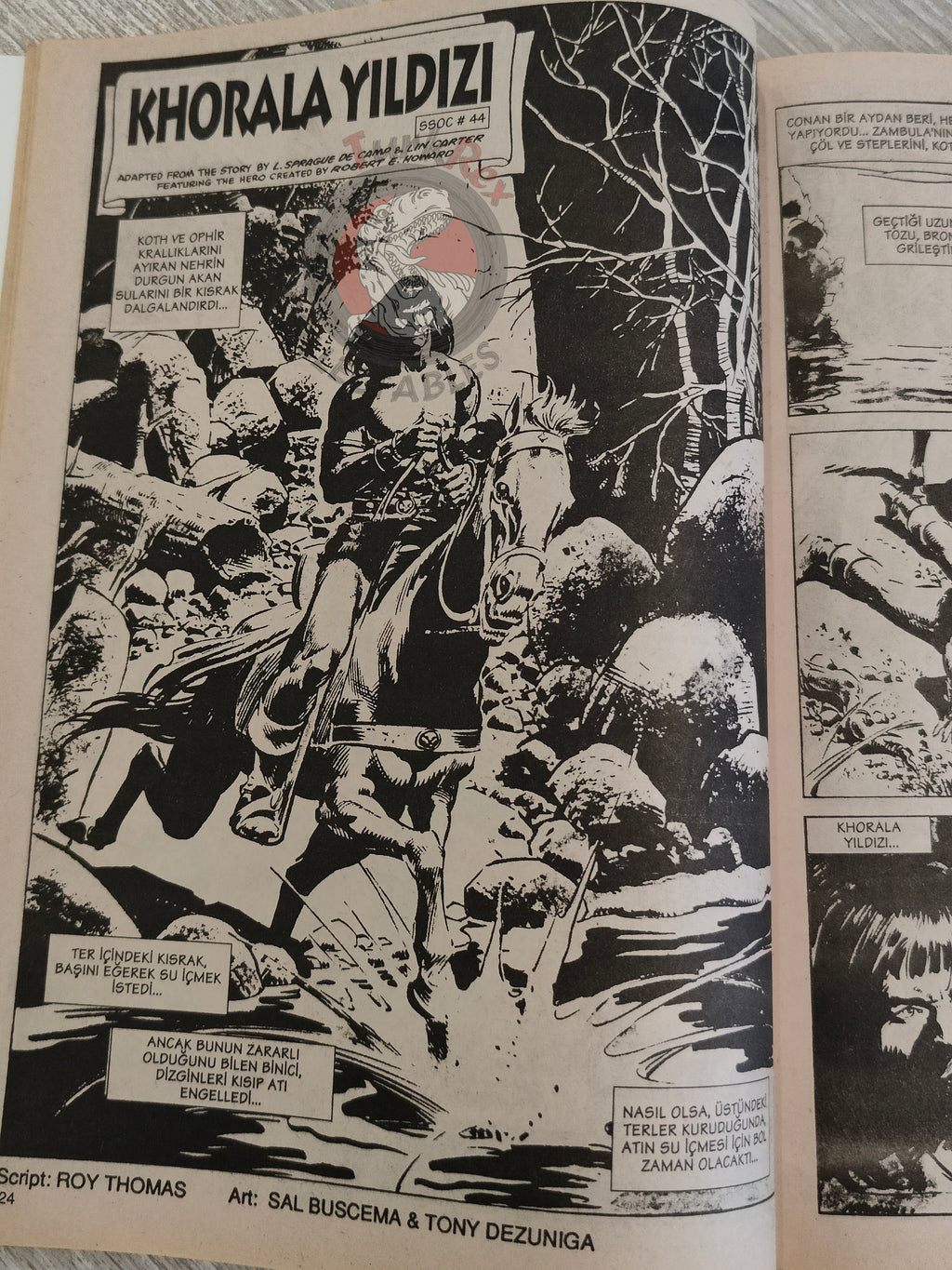Conan #8 The Savage Sword of Conan #14 #44 Turkish Comic Turkey