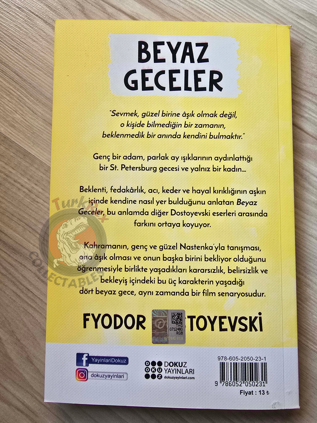 Fyodor Dostoyevsky – White Nights 2020 Turkish Book Turkey