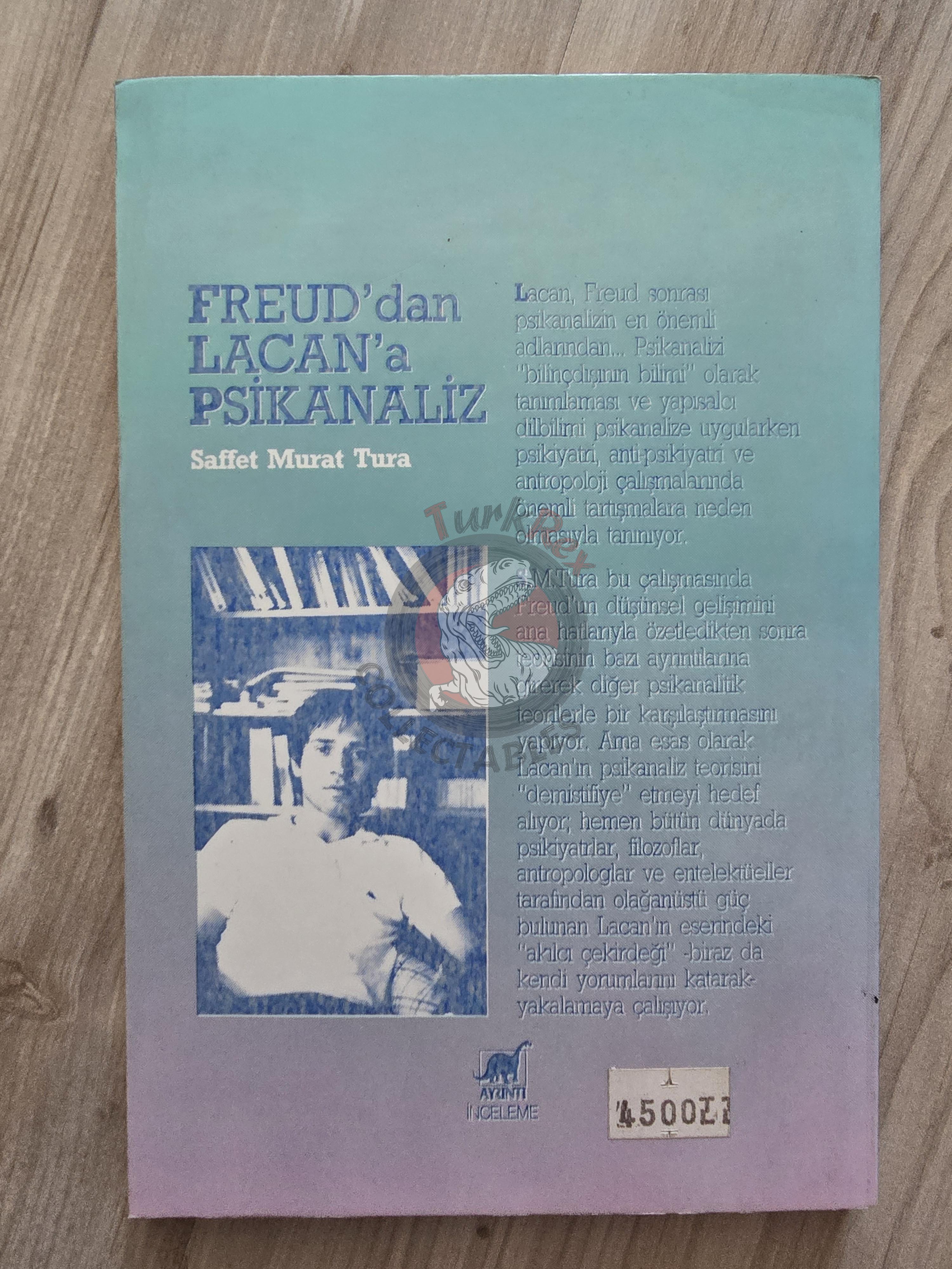 Psychoanalysis from Freud to Lacan 1989 Turkish Book Turkey