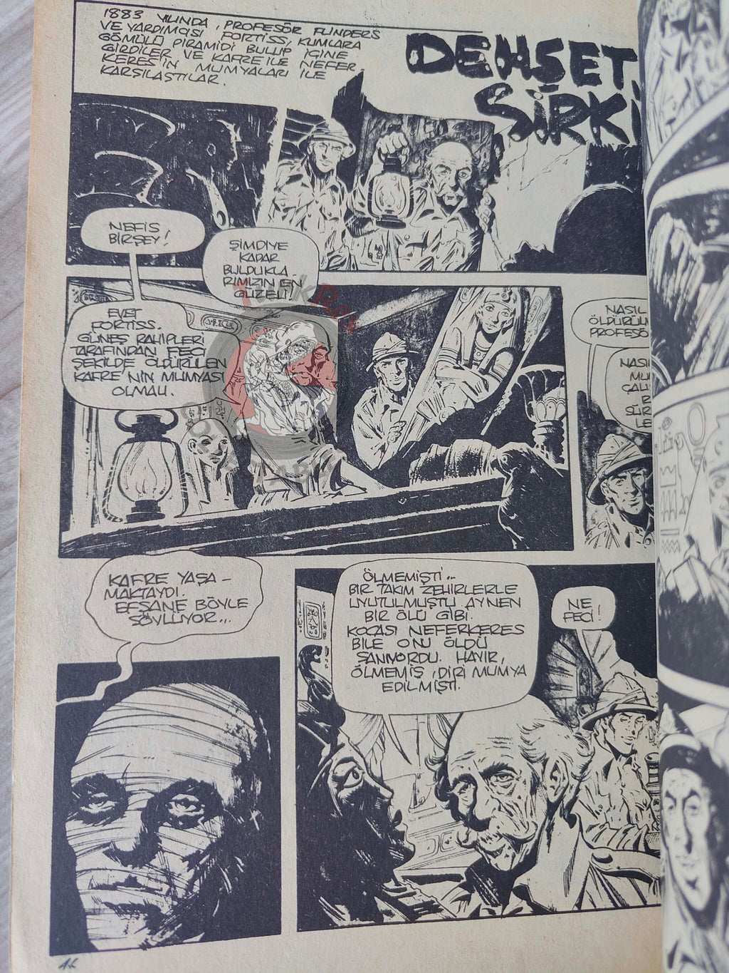Korku June 1975 Turkish Comic Turkey Vampirella #38 Warren Creepy Eerie