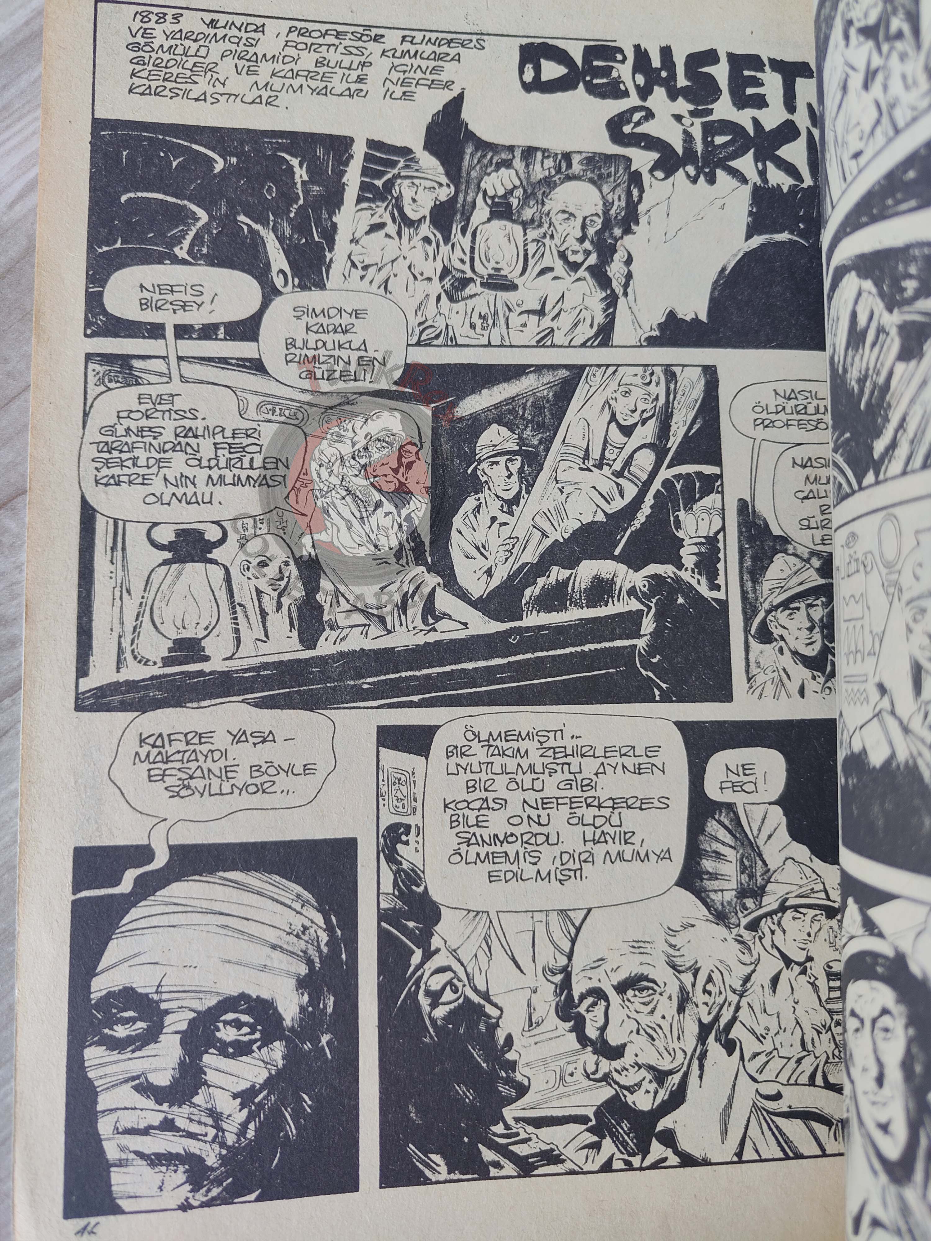 Korku June 1975 Turkish Comic Turkey Vampirella #38 Warren Creepy Eerie