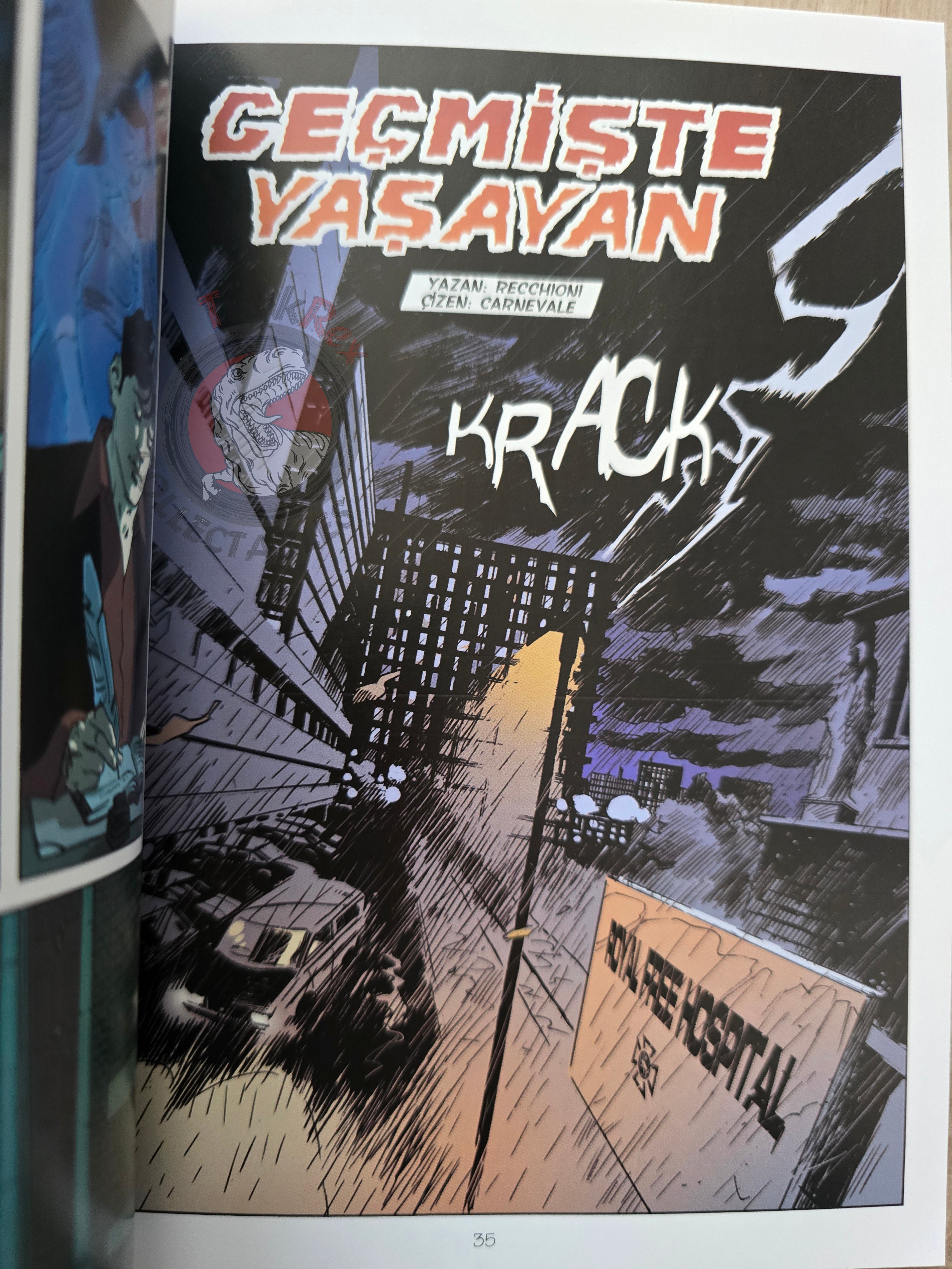 Dylan Dog Color Fest #1 2012 Turkish Comic Turkey Dylan in Wonderland