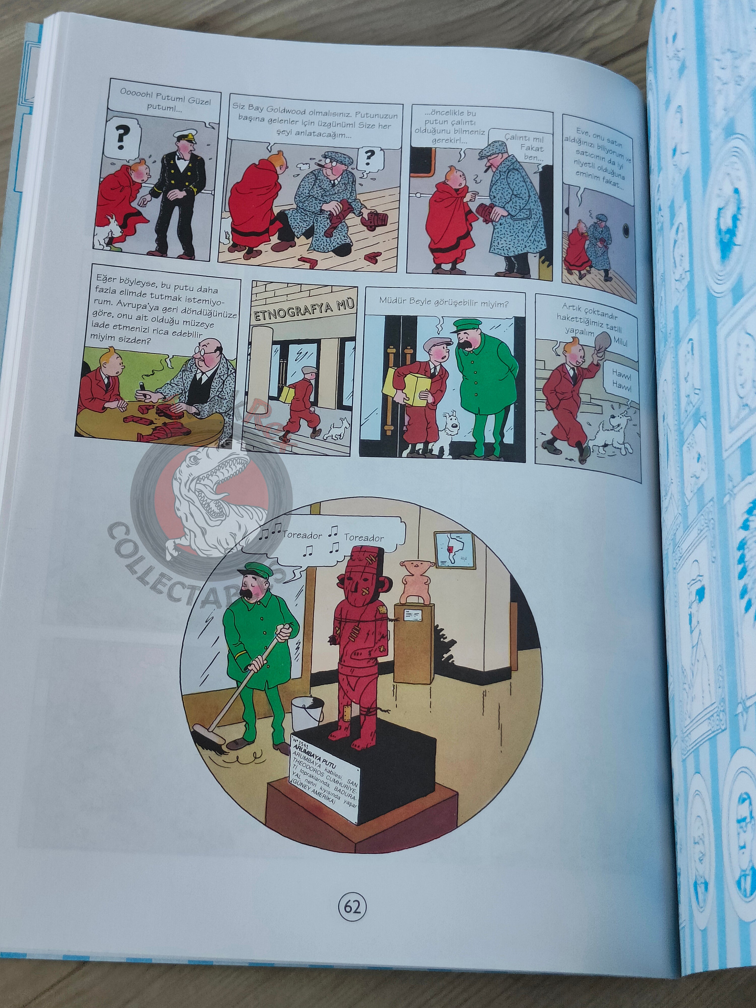 Tintin – The Broken Ear 1998 Turkish Edition Comic Turkey 2nd YKY
